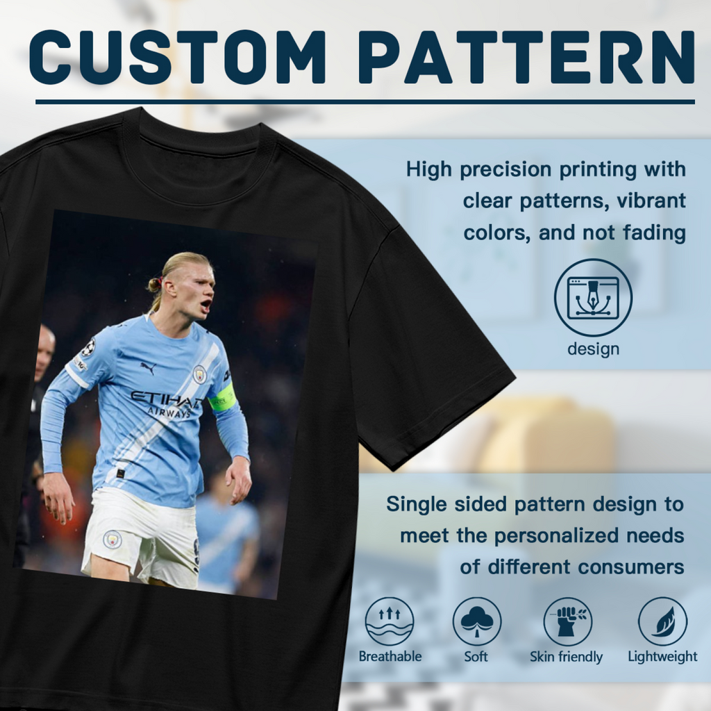 Football Striker Action Tee Wear the Power of Soccer