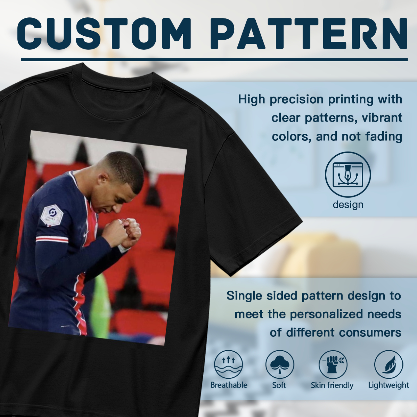 Football Power Action Star Tee Celebrate Soccer¡¯s Iconic Players