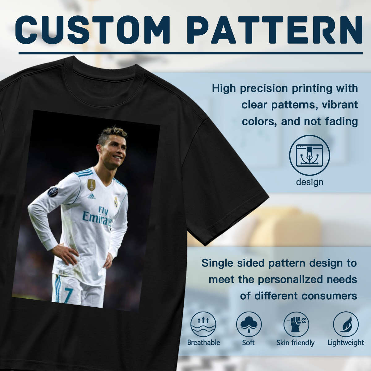 Football Power Tee ¨C Represent the Energy and Strength of the Game