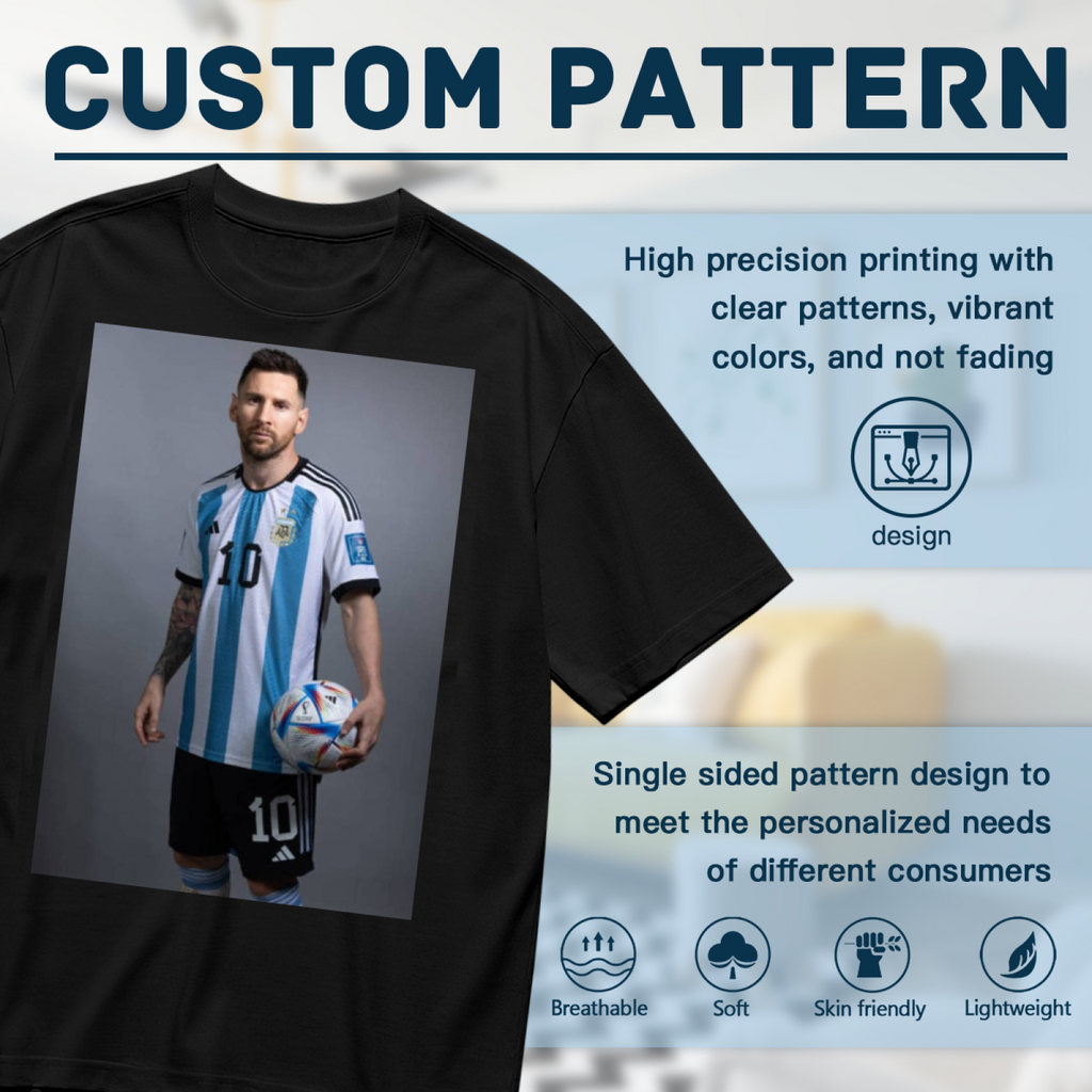 Football Hero Glory Graphic Tee Celebrate Soccer¡¯s Iconic Heroes