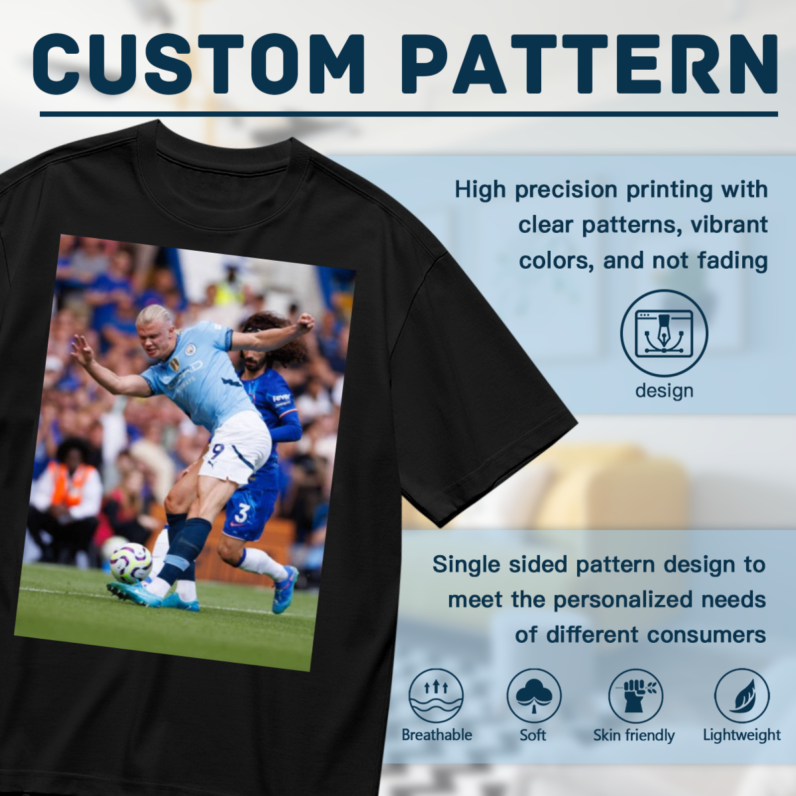 Football Glory Striker Action Tee Celebrate the Game¡¯s Best Moments
