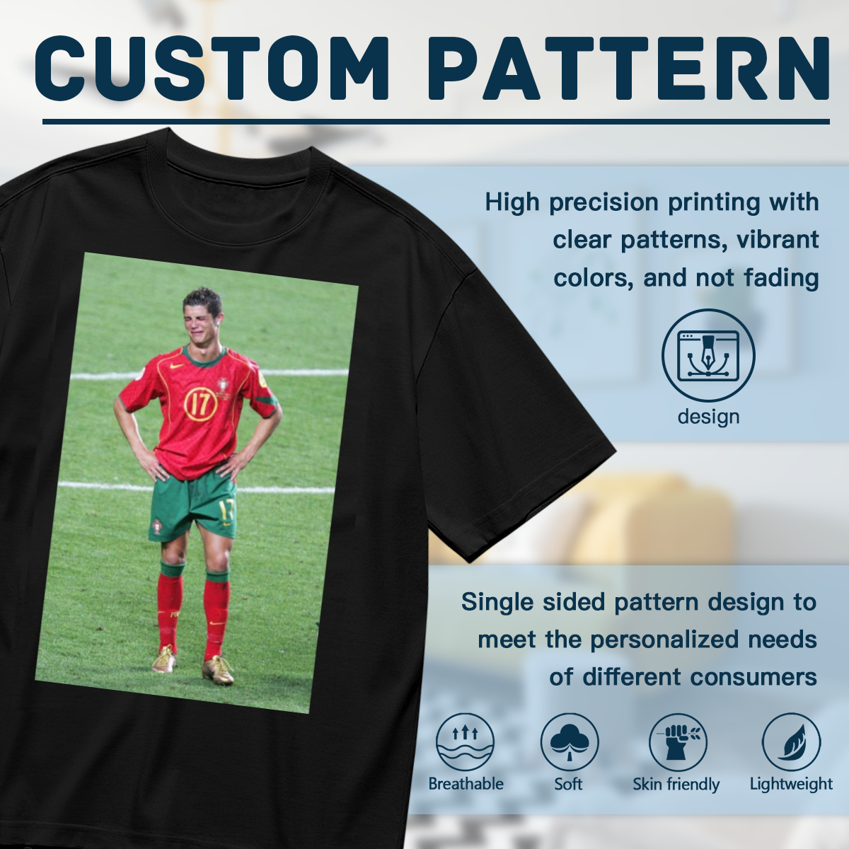 Victory in Motion T-Shirt ¨C Celebrate Football with Every Kick