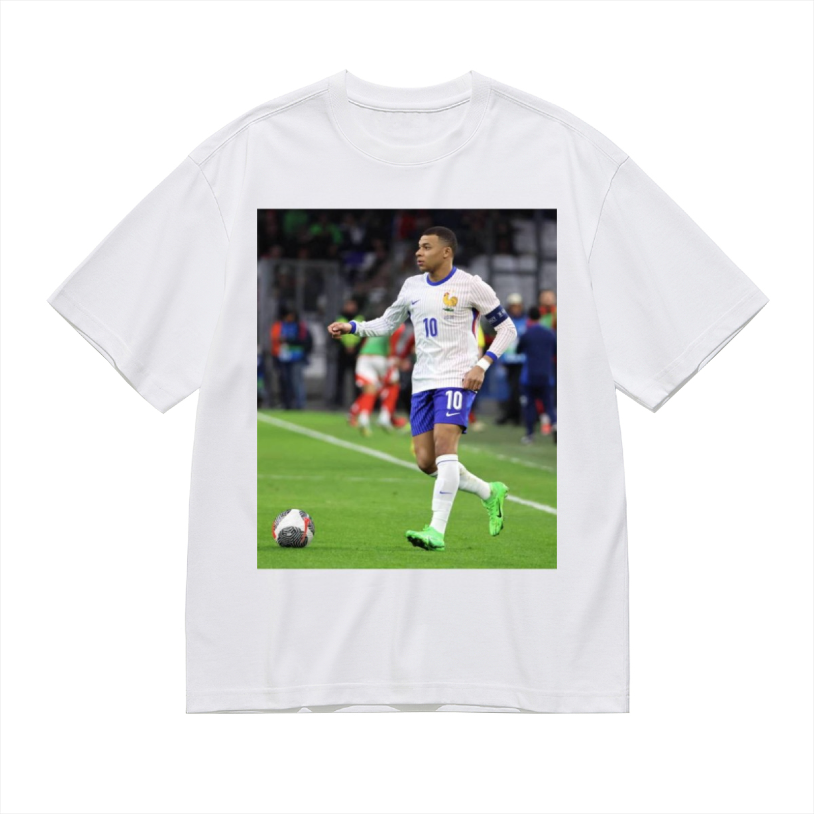 Football Striker Action Tee Wear the Power of Soccer