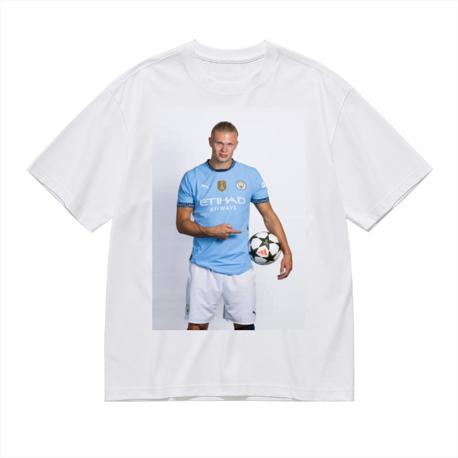 Football Superstars Action Tee Show Your Support for Soccer Legends
