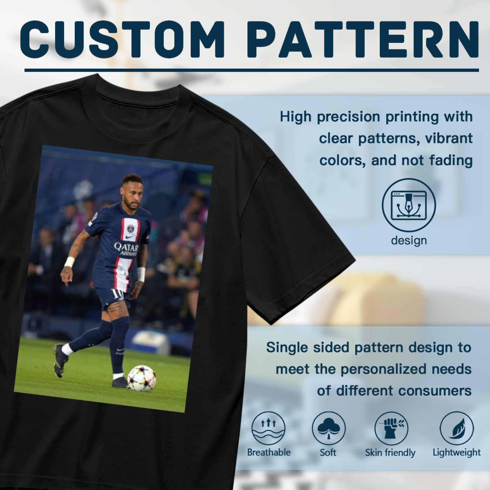 Soccer Superstars Tee Show Your Support for Football Legends