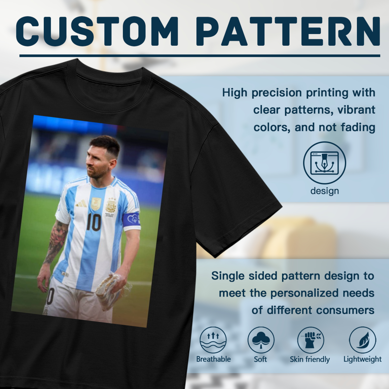 Goal Scoring Graphic Tee Show Off Your Football Pride