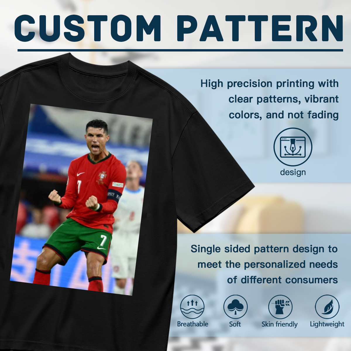Victory in Motion T-Shirt ¨C Celebrate Football with Every Kick