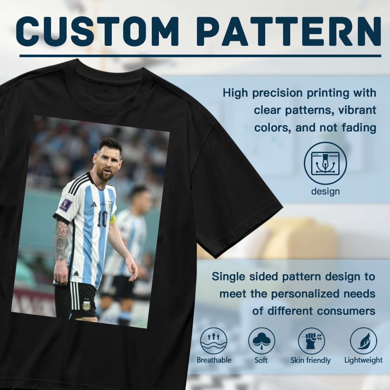 Football Power Action Tee Perfect for Fans of Soccer¡¯s Greatest Moments