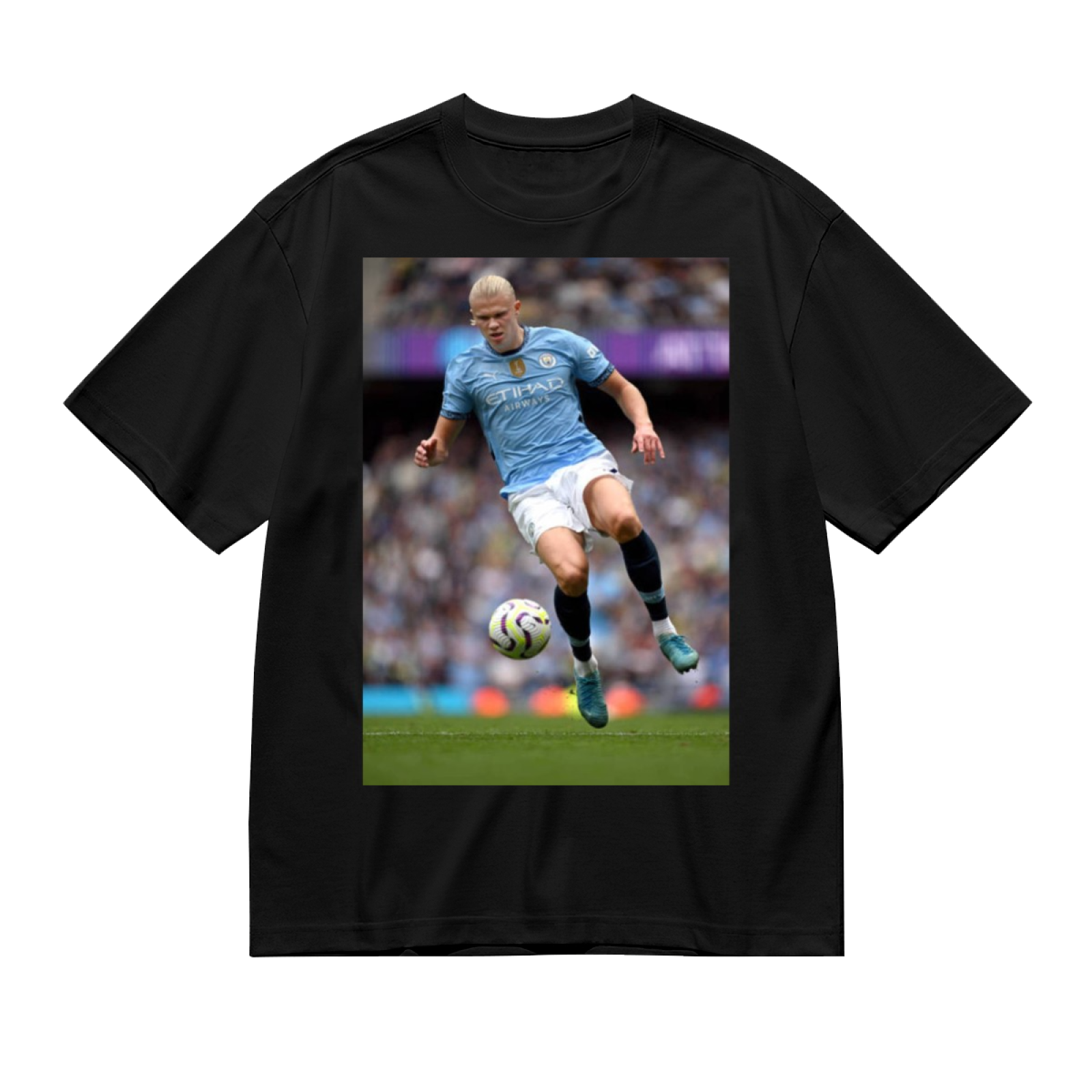 Football Star Striker Hero Tee Celebrate the Power of the Game