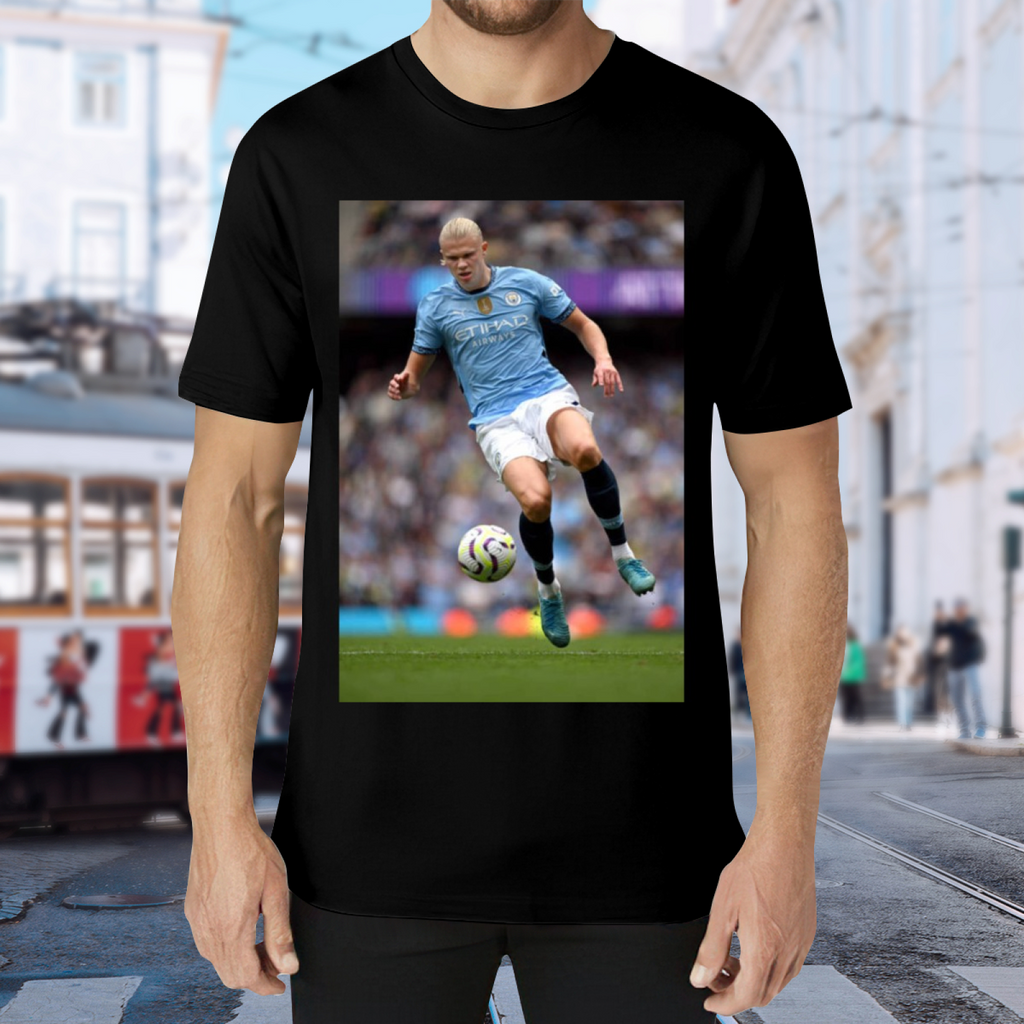 Football Star Striker Hero Tee Celebrate the Power of the Game