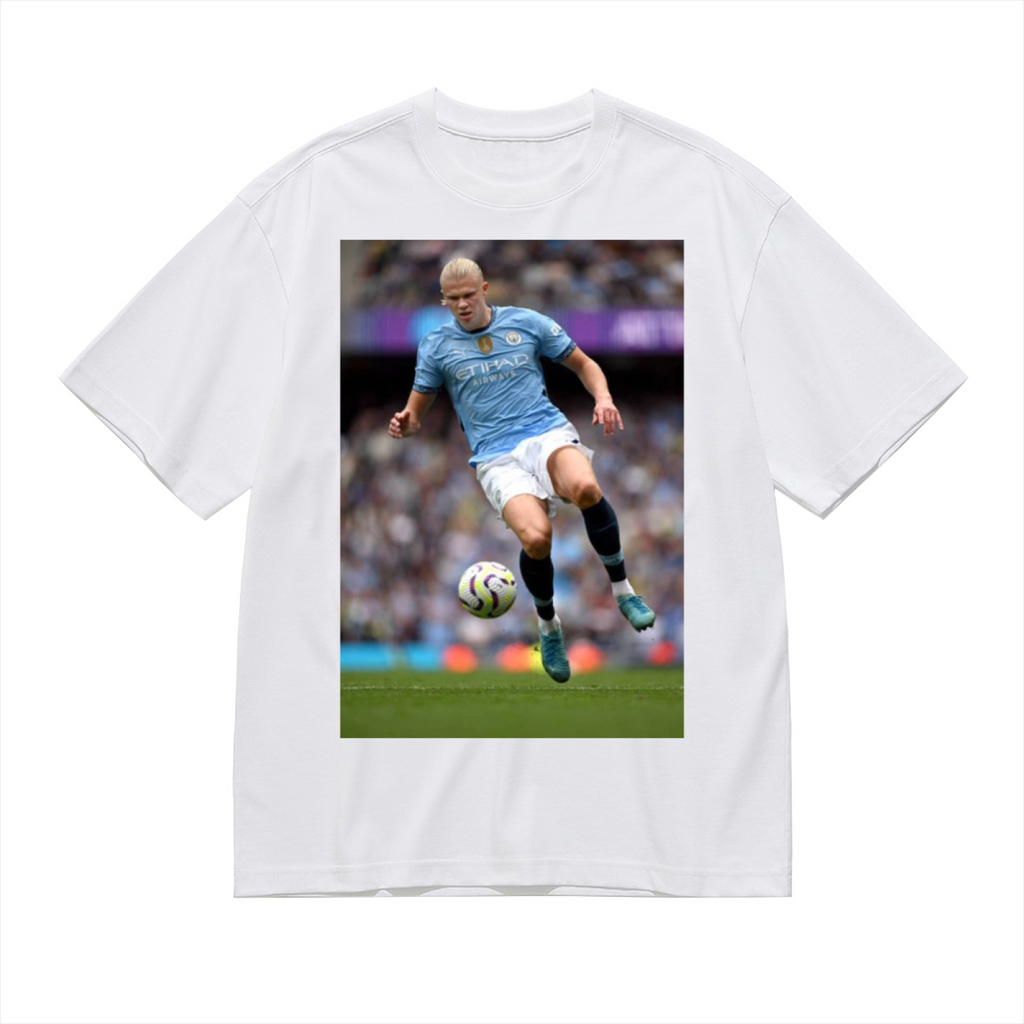 Football Star Striker Hero Tee Celebrate the Power of the Game