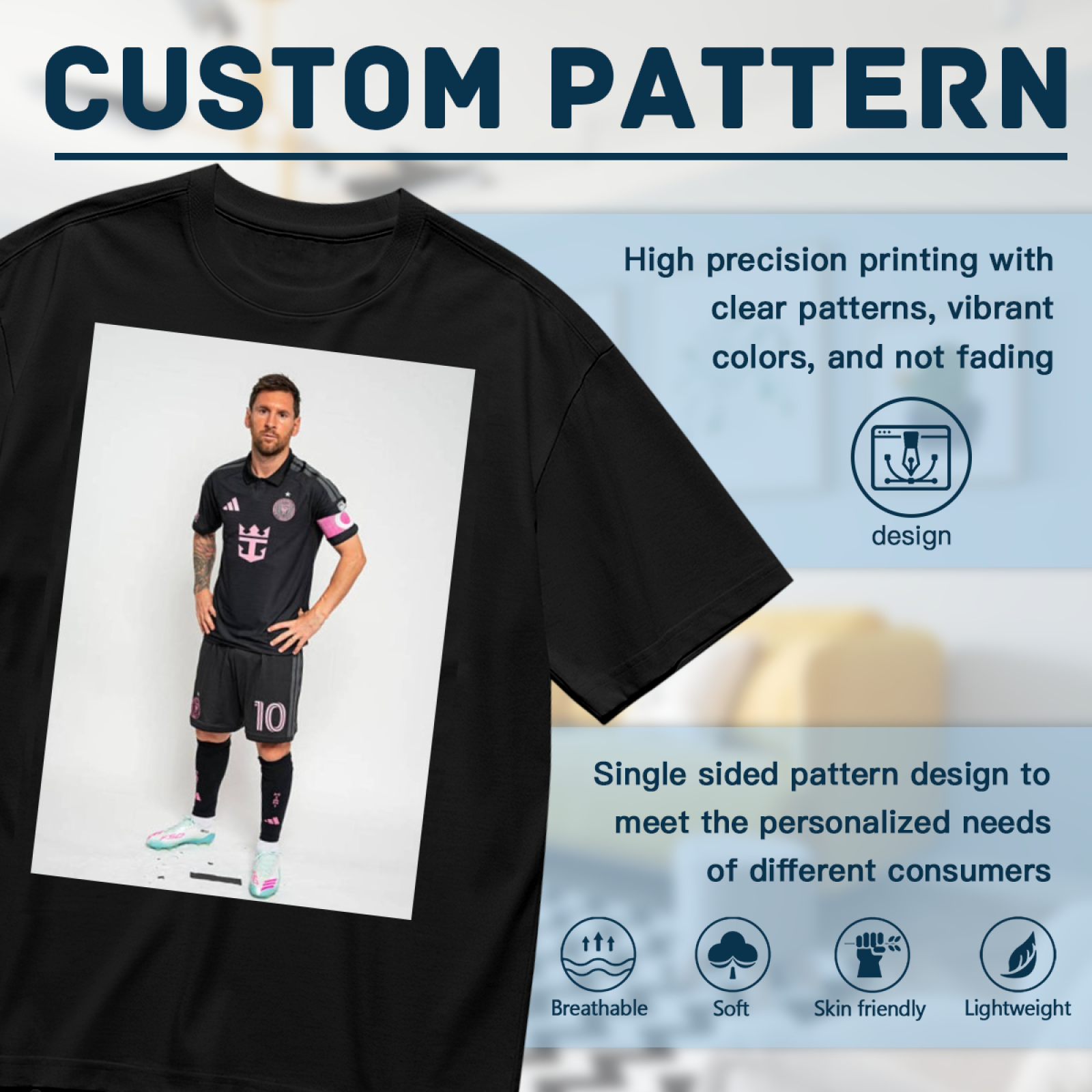 Football Glory Graphic Tee Wear Your Passion for the Game