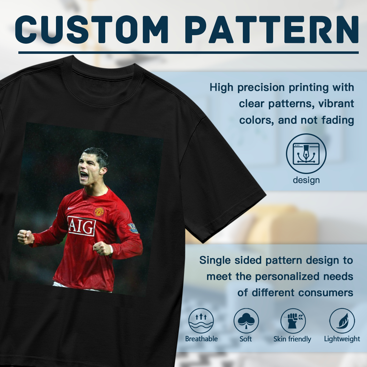 Unstoppable Force Football Tee ¨C Perfect for Every Soccer Fan
