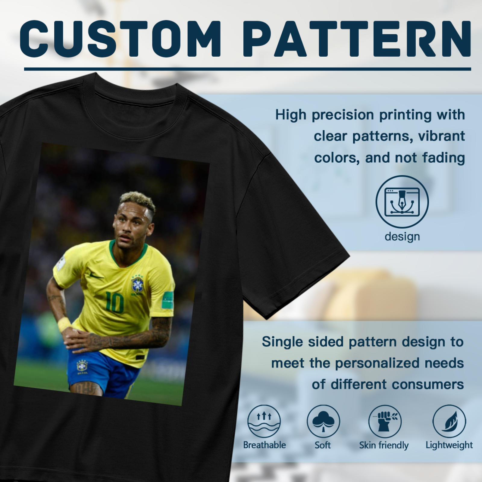 Football Star Power Tee Represent the Best Moments of Soccer