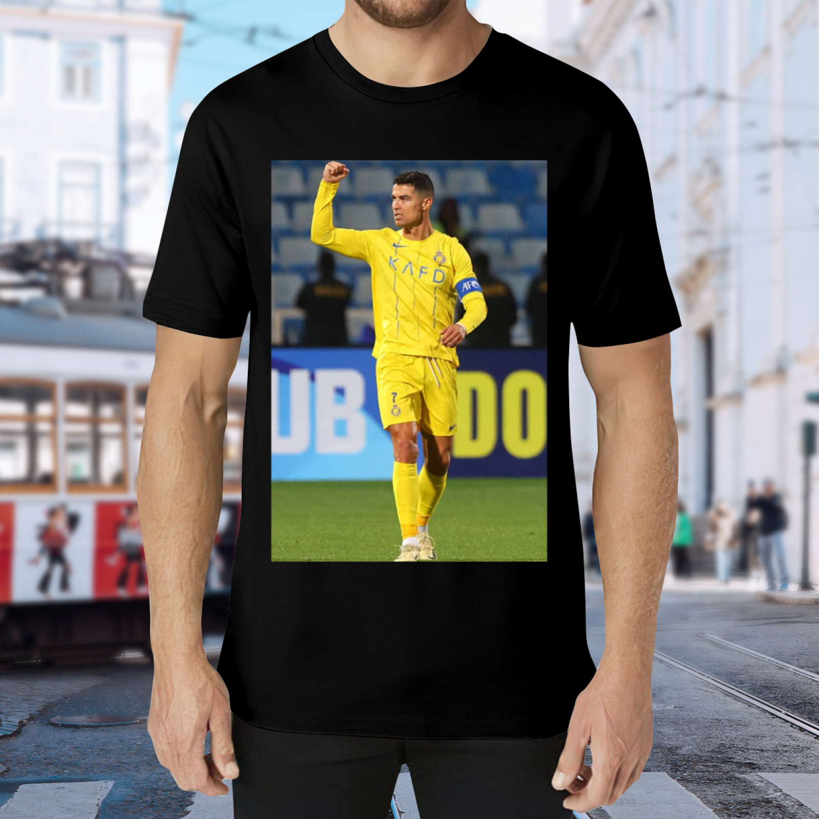 Football Action Hero Tee Perfect for Passionate Soccer Enthusiasts