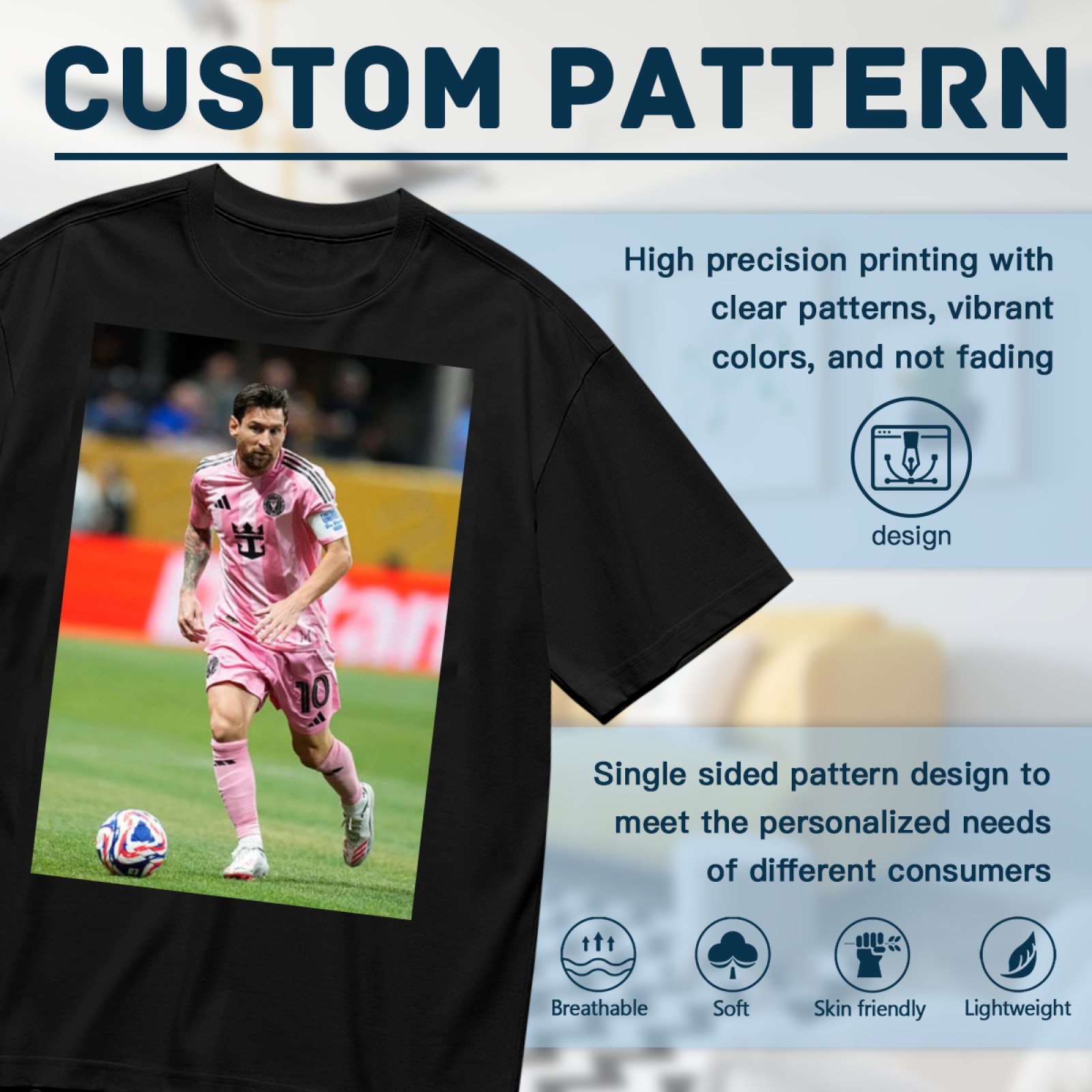 Elite Striker Graphic T-Shirt Wear the Power of Soccer