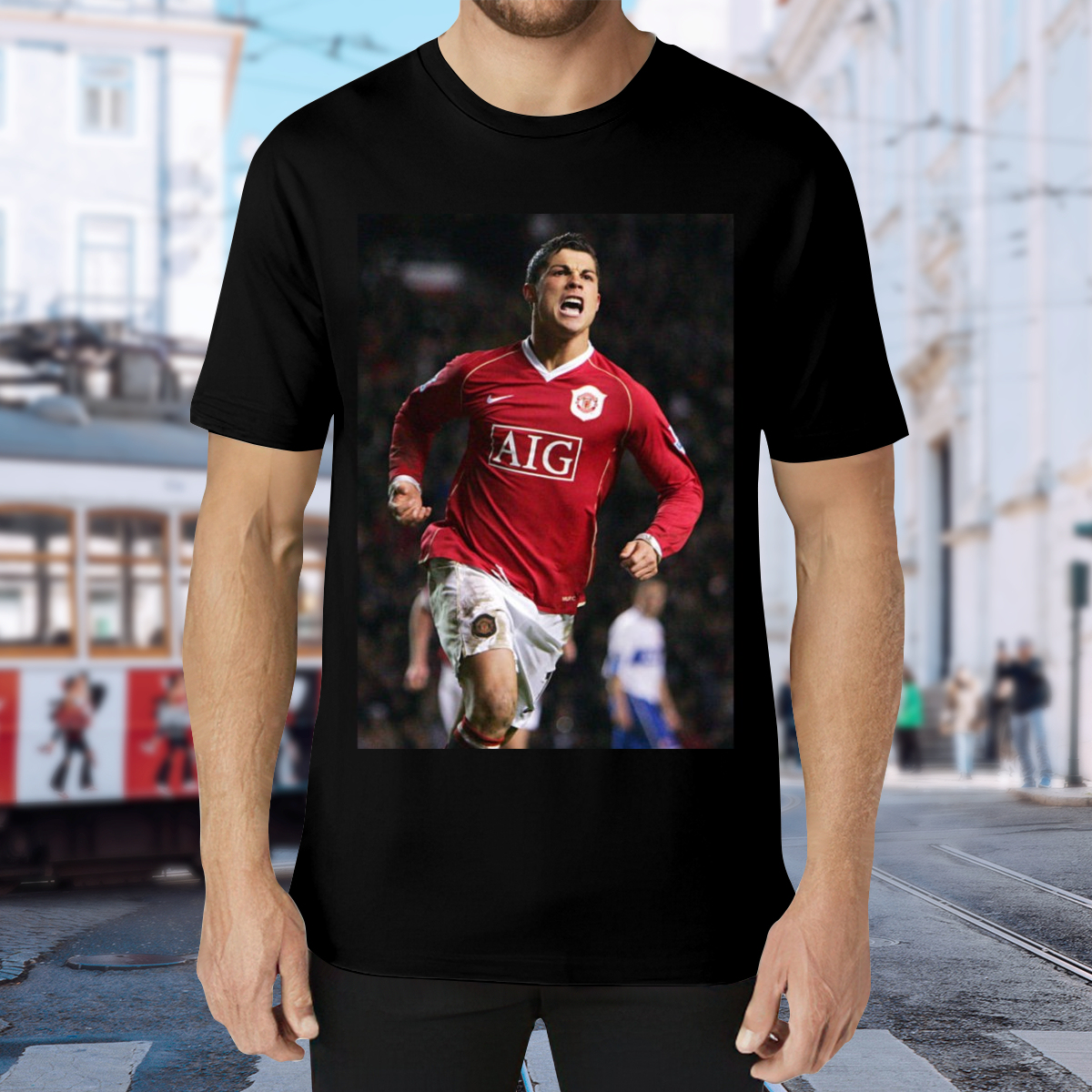 Powerful Football Graphic Tee ¨C Show Off Your Love for the Sport