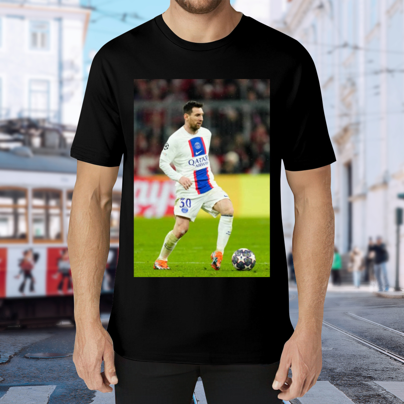 On-the-Field Football T-Shirt Represent the Heart of Soccer