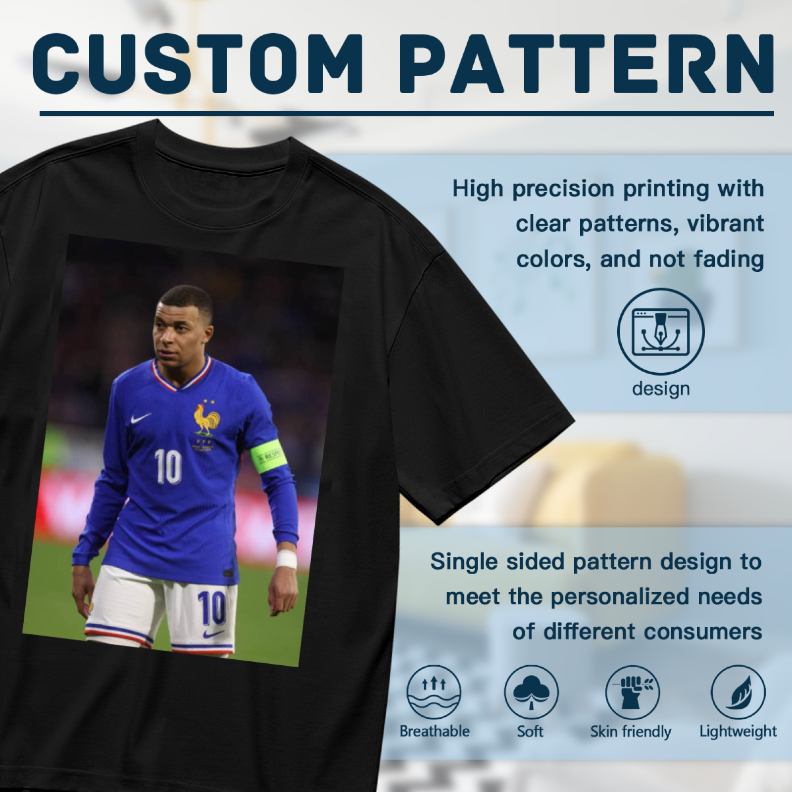 Football Superstars Legacy Star Tee Wear the Glory of Soccer Heroes