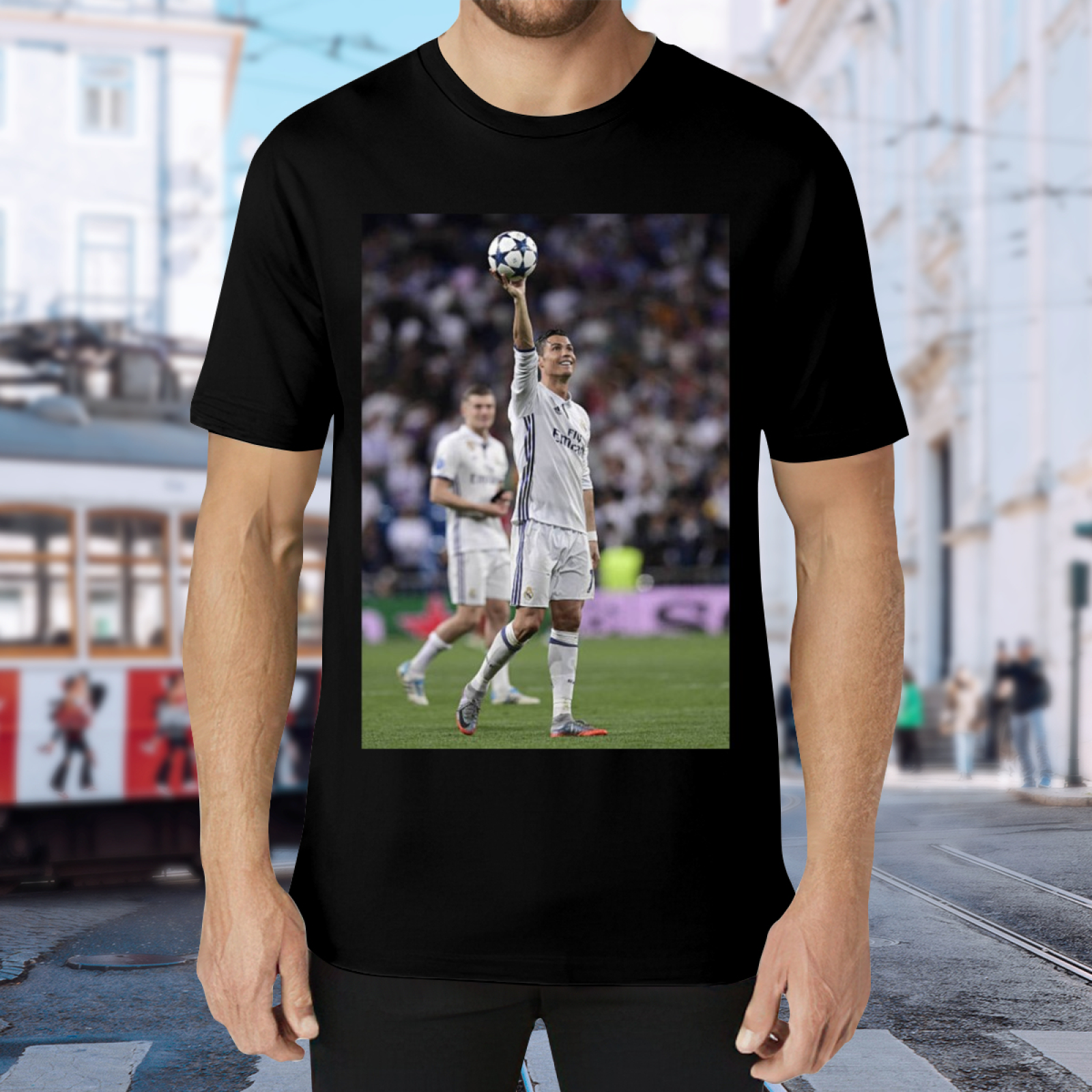 Football Star Icon Tee Wear the Power of Soccer Legends