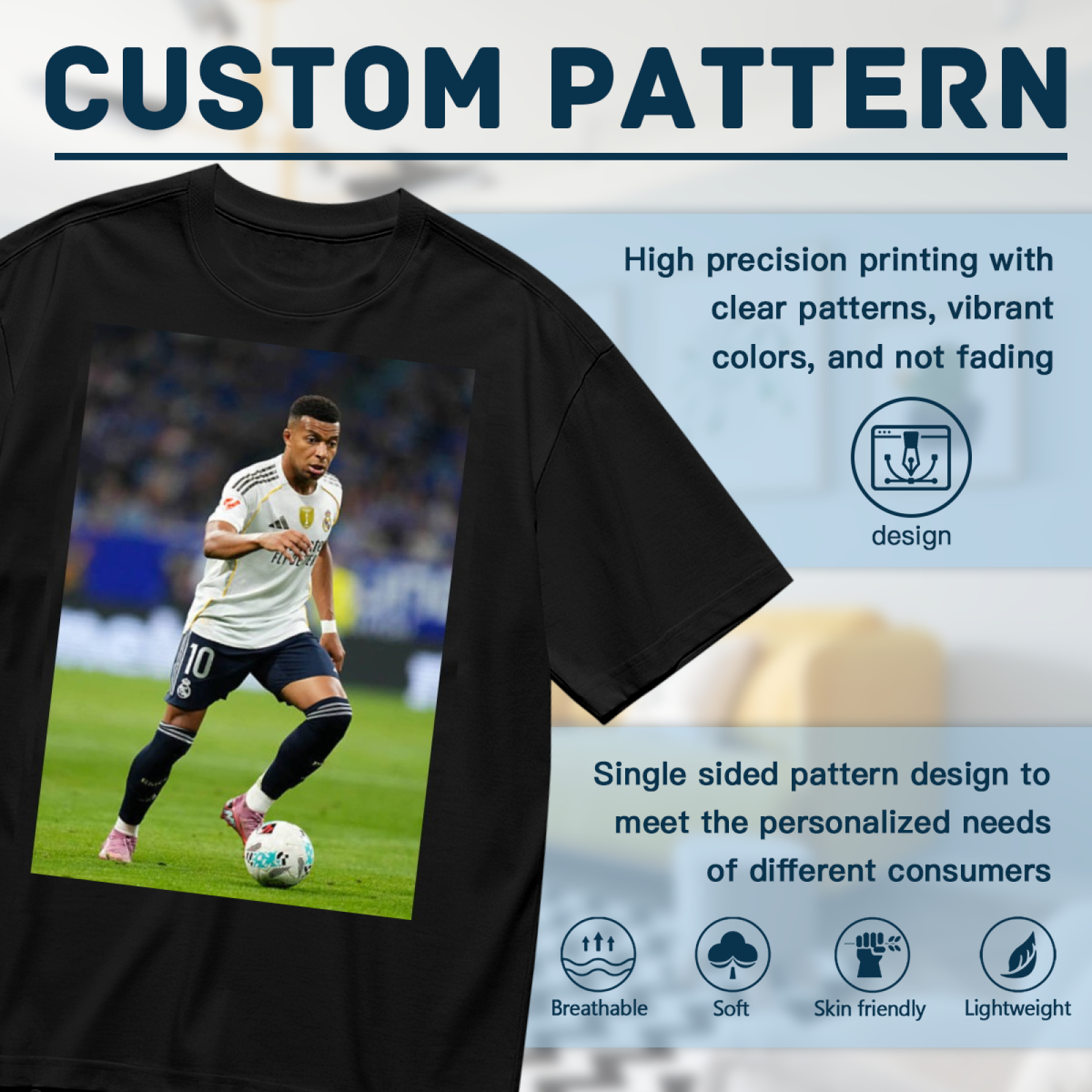 Football Legacy Striker Tee Show Your Support for the Beautiful Game