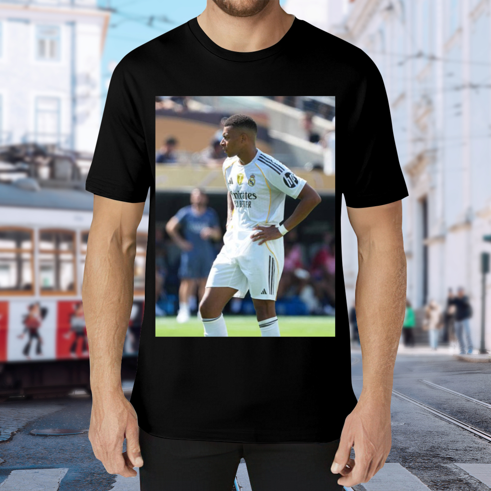 Football Superstars Action Tee Represent the Champions of Soccer