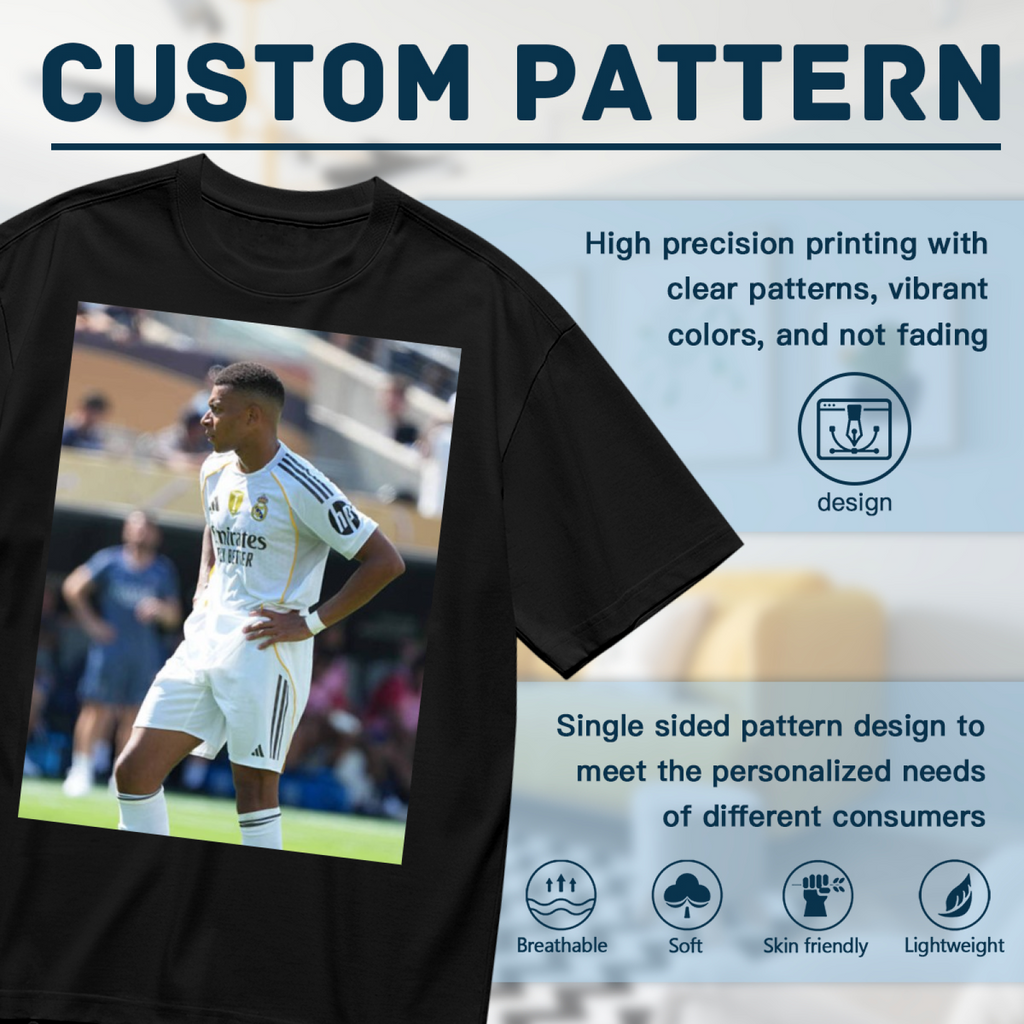 Football Superstars Action Tee Represent the Champions of Soccer
