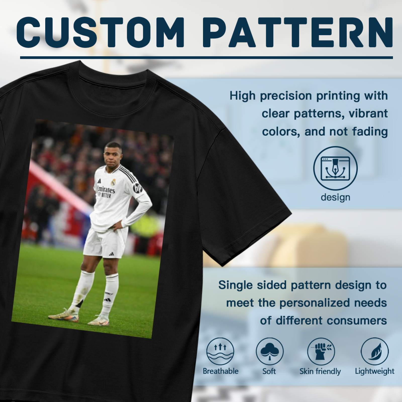 Football Superstar Victory Tee Show Your Support for the Beautiful Game