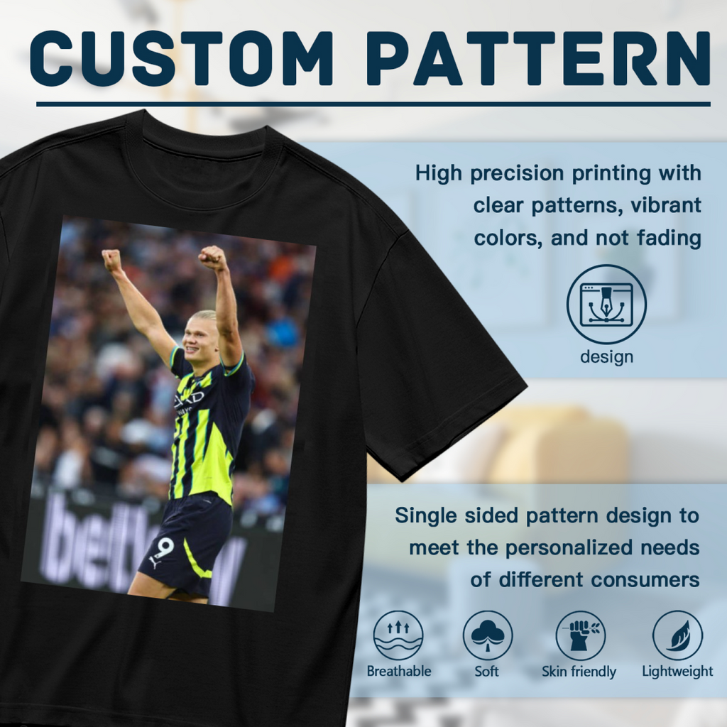 Football Star Action Tee Represent the Passion of Football