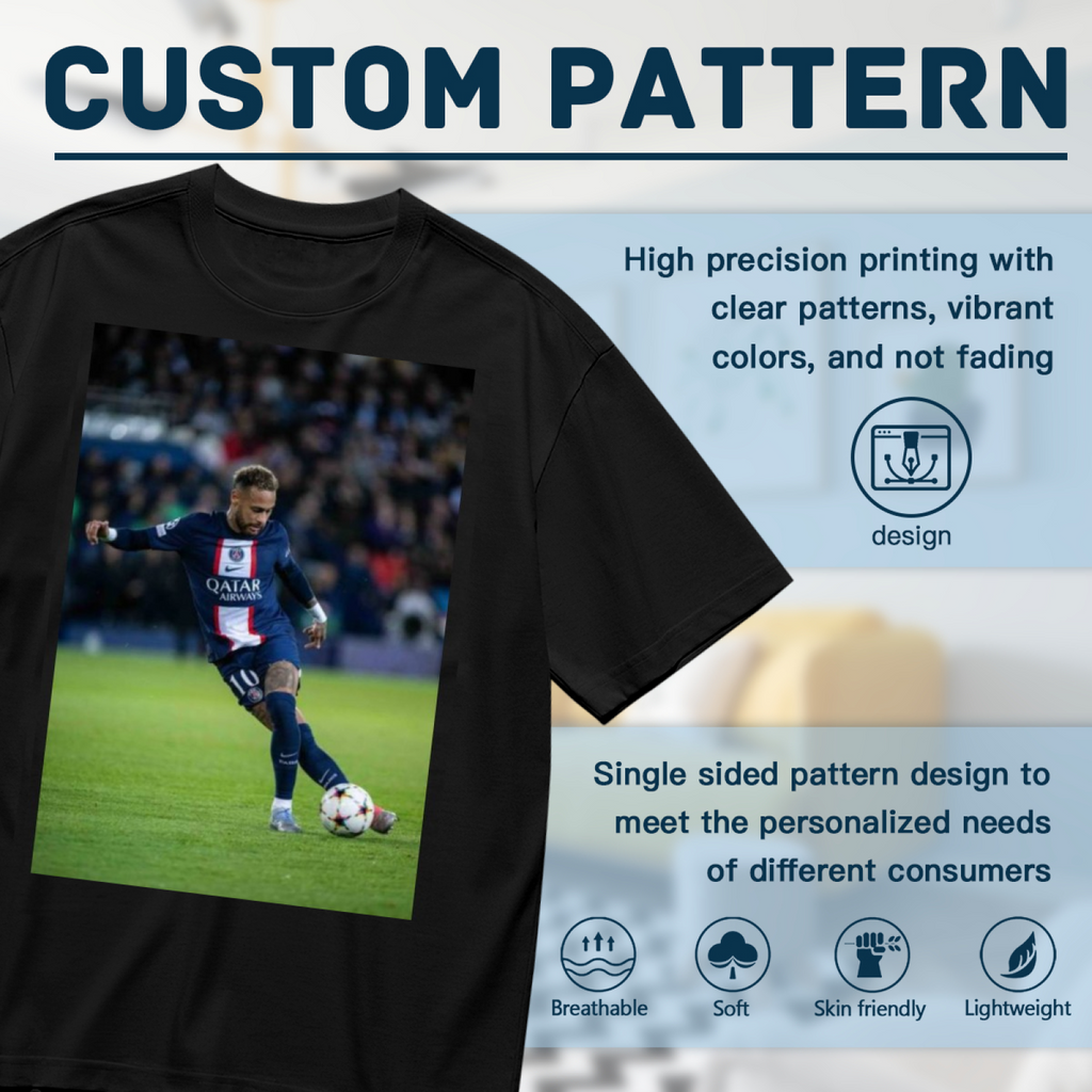 Dynamic Football Graphic T-Shirt Feel the Energy on the Field