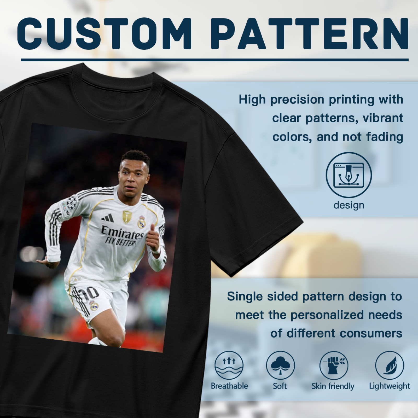 Football Power Star Tee Wear Your Passion for the Beautiful Game