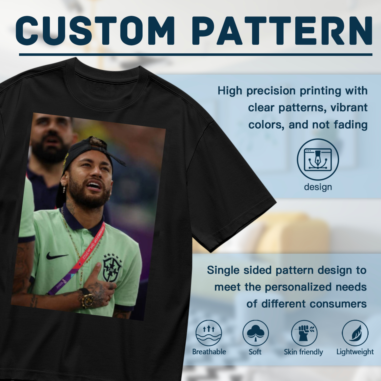 Elite Striker Graphic T-Shirt Wear the Power of Soccer