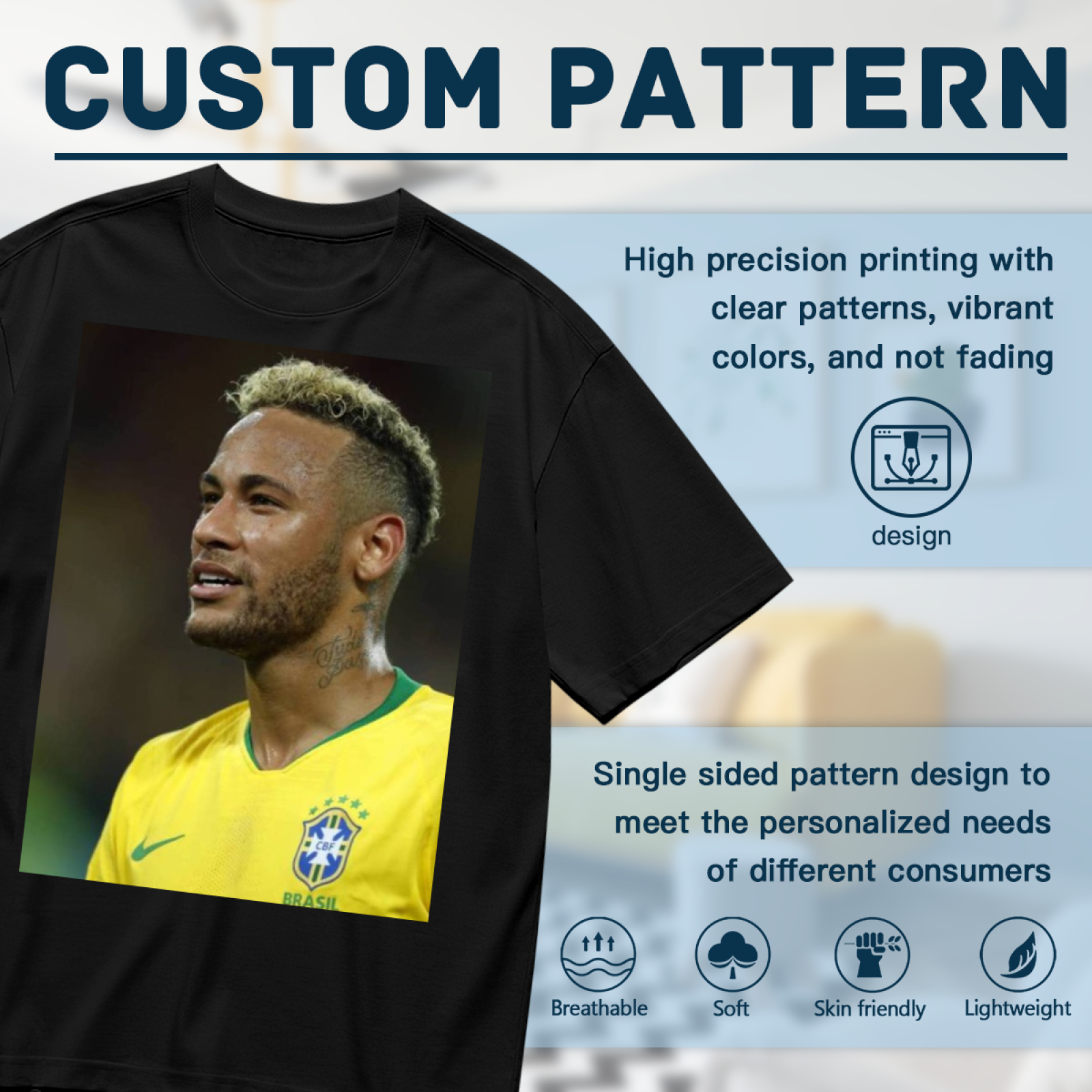 Dynamic Football Kick Graphic T-Shirt Feel the Power of the Game