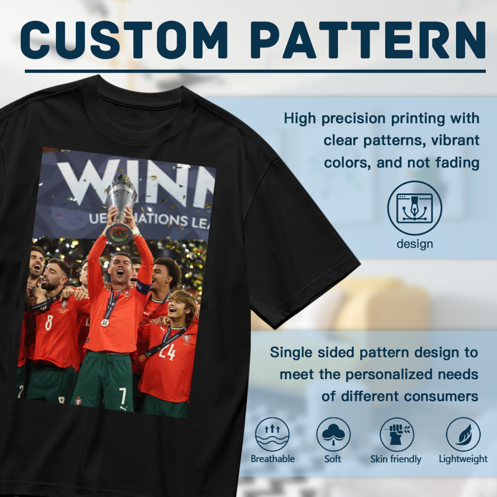 Football Iconic Action Tee Show Your Love for the Beautiful Game