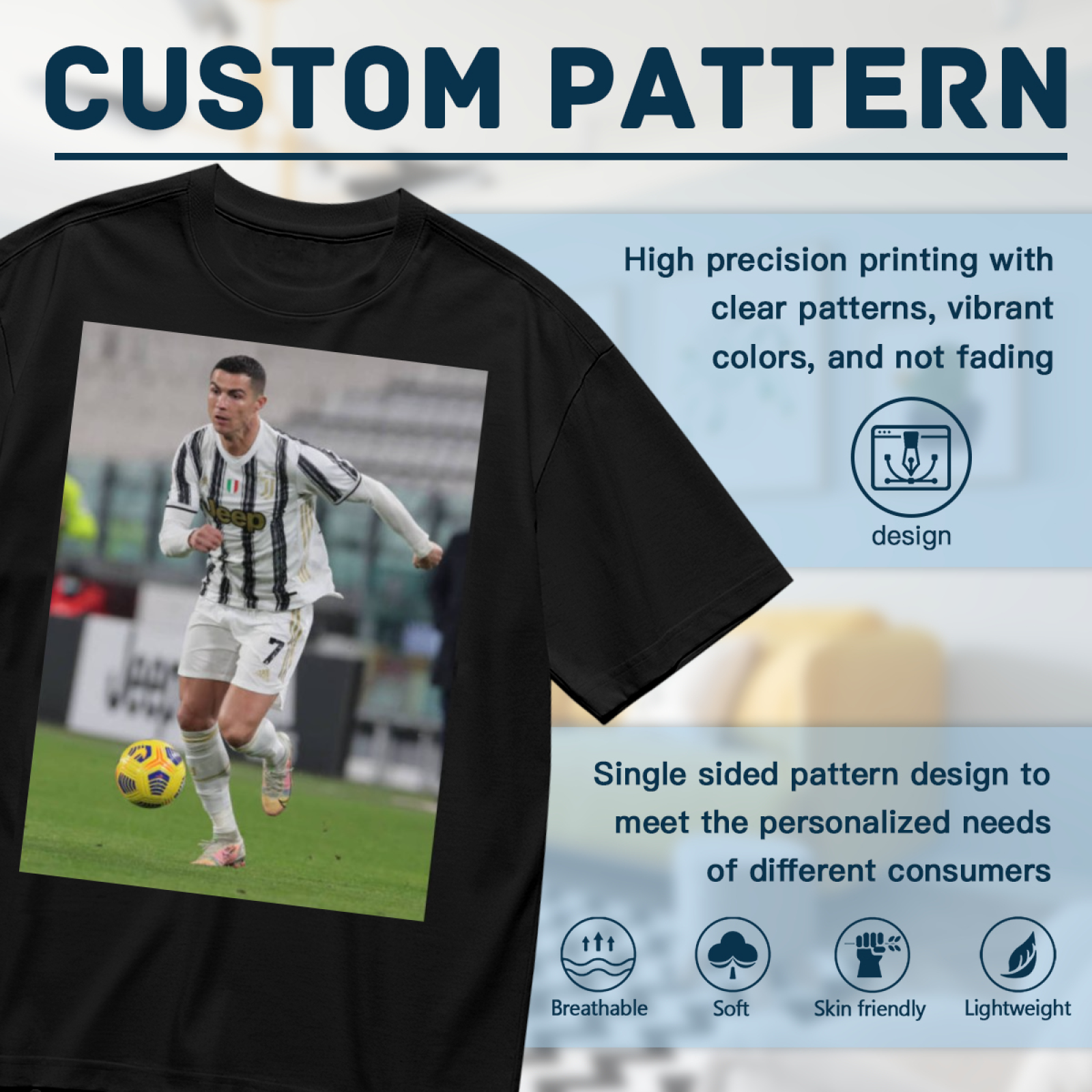 Football Superstars Action Tee Show Your Soccer Passion Everywhere