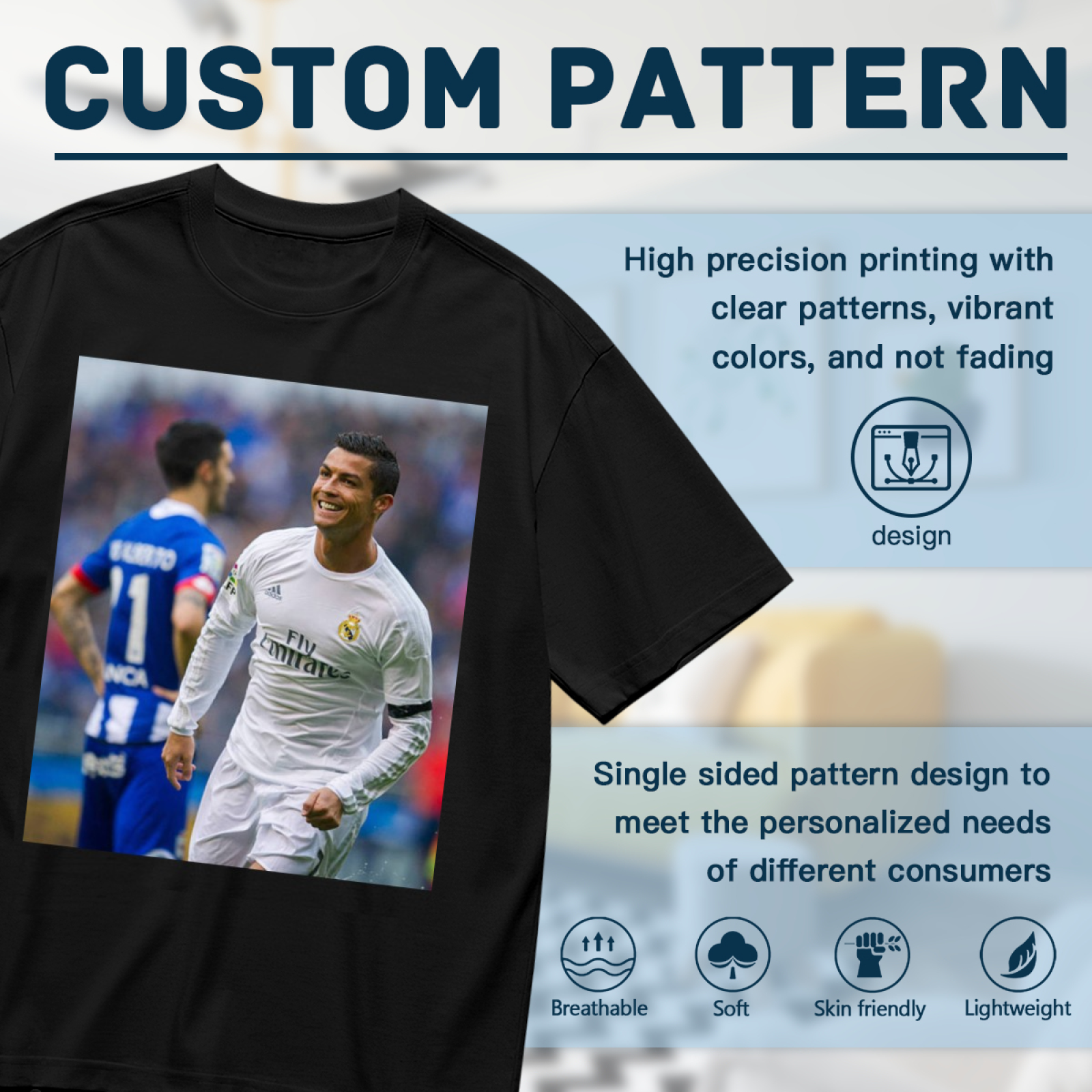 Football Glory Striker Tee Wear Your Football Passion Everywhere