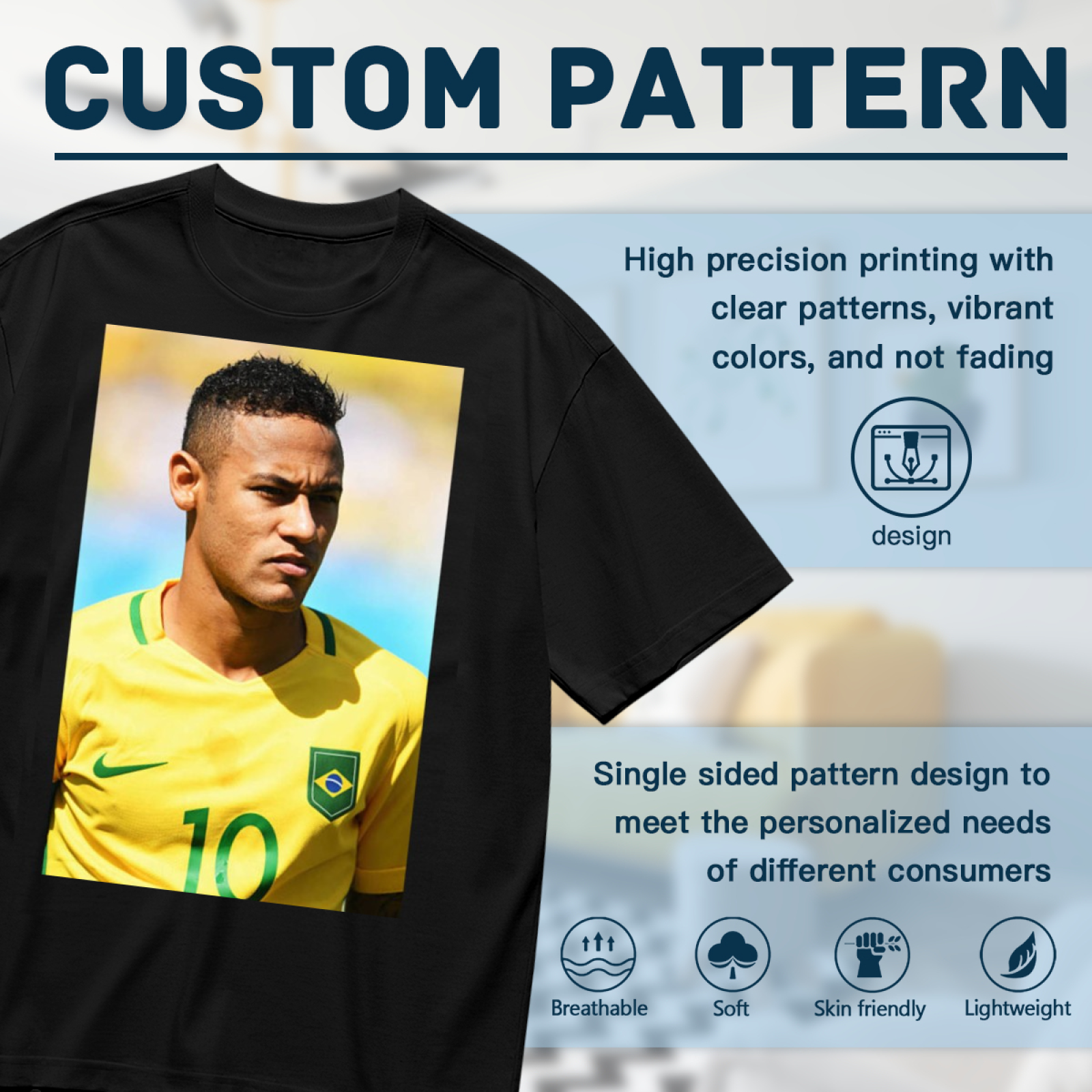 Fast Break Football T-Shirt Show Your Soccer Pride