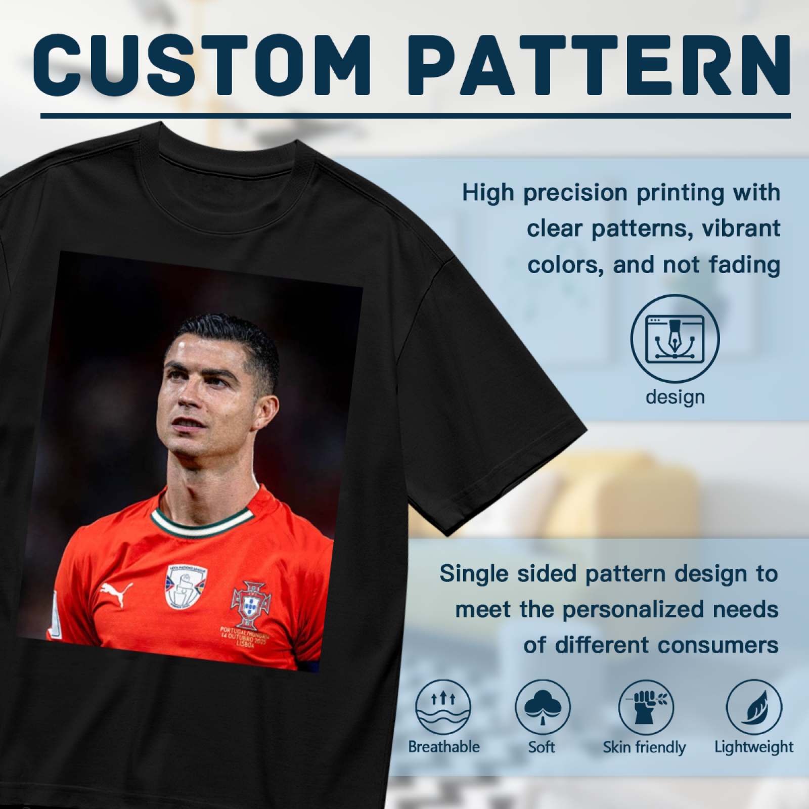 Football Legacy Power Tee Show Your Support for the Beautiful Game