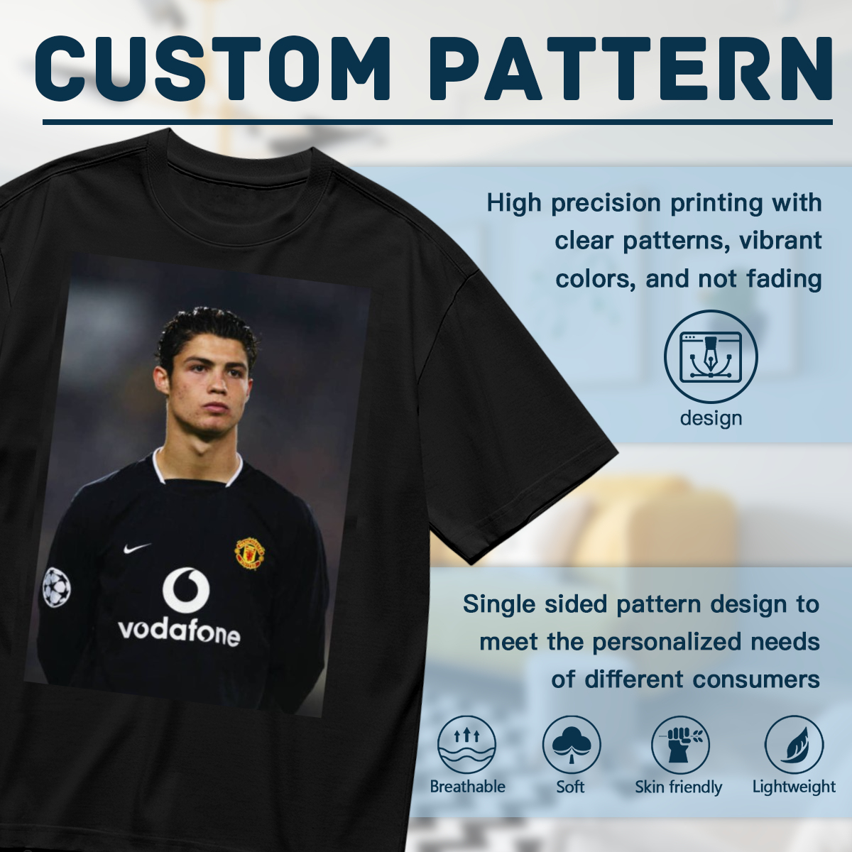 Iconic Football Design Tee ¨C Show Your Love for the Sport