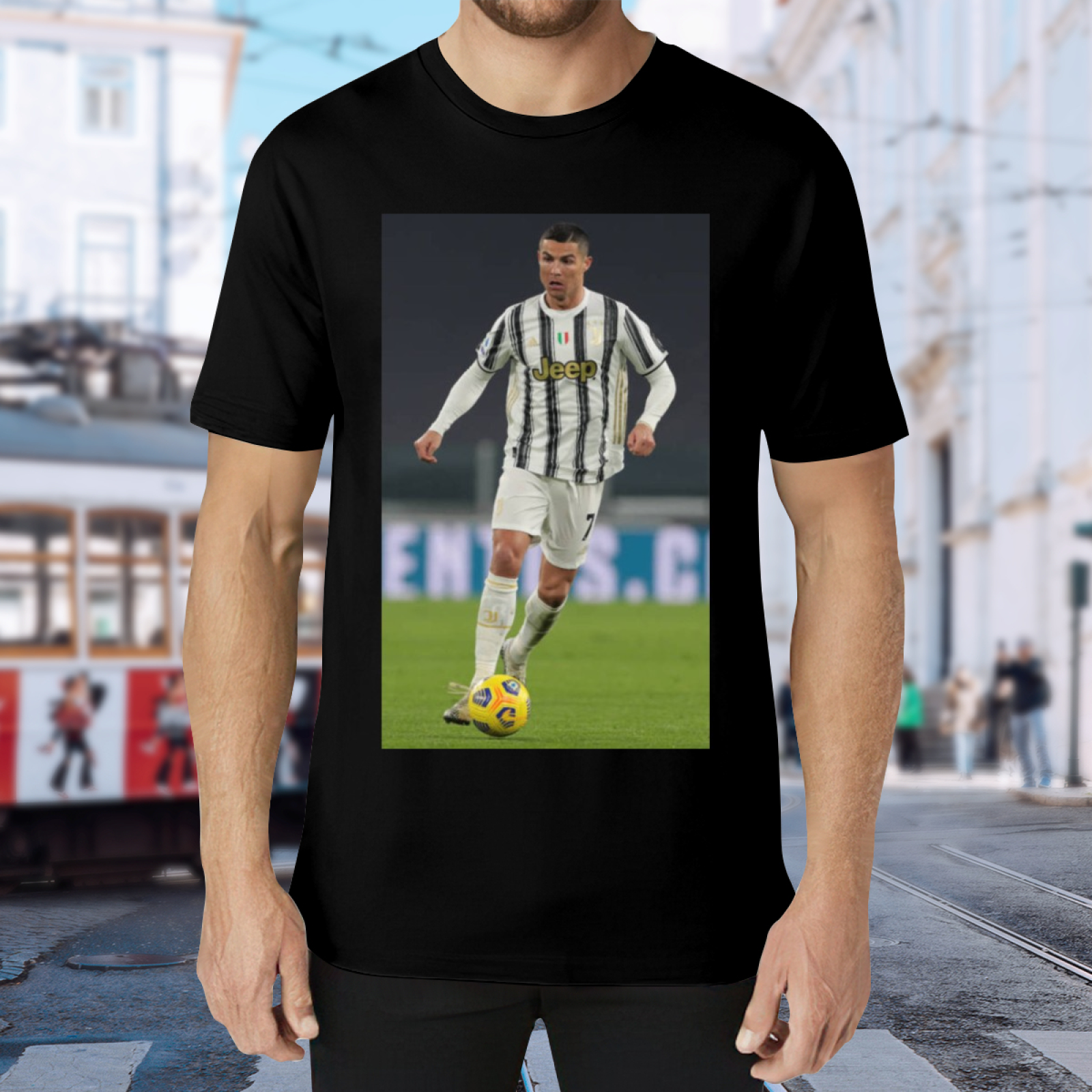Football Power Striker T-Shirt Wear the Energy of the Beautiful Game