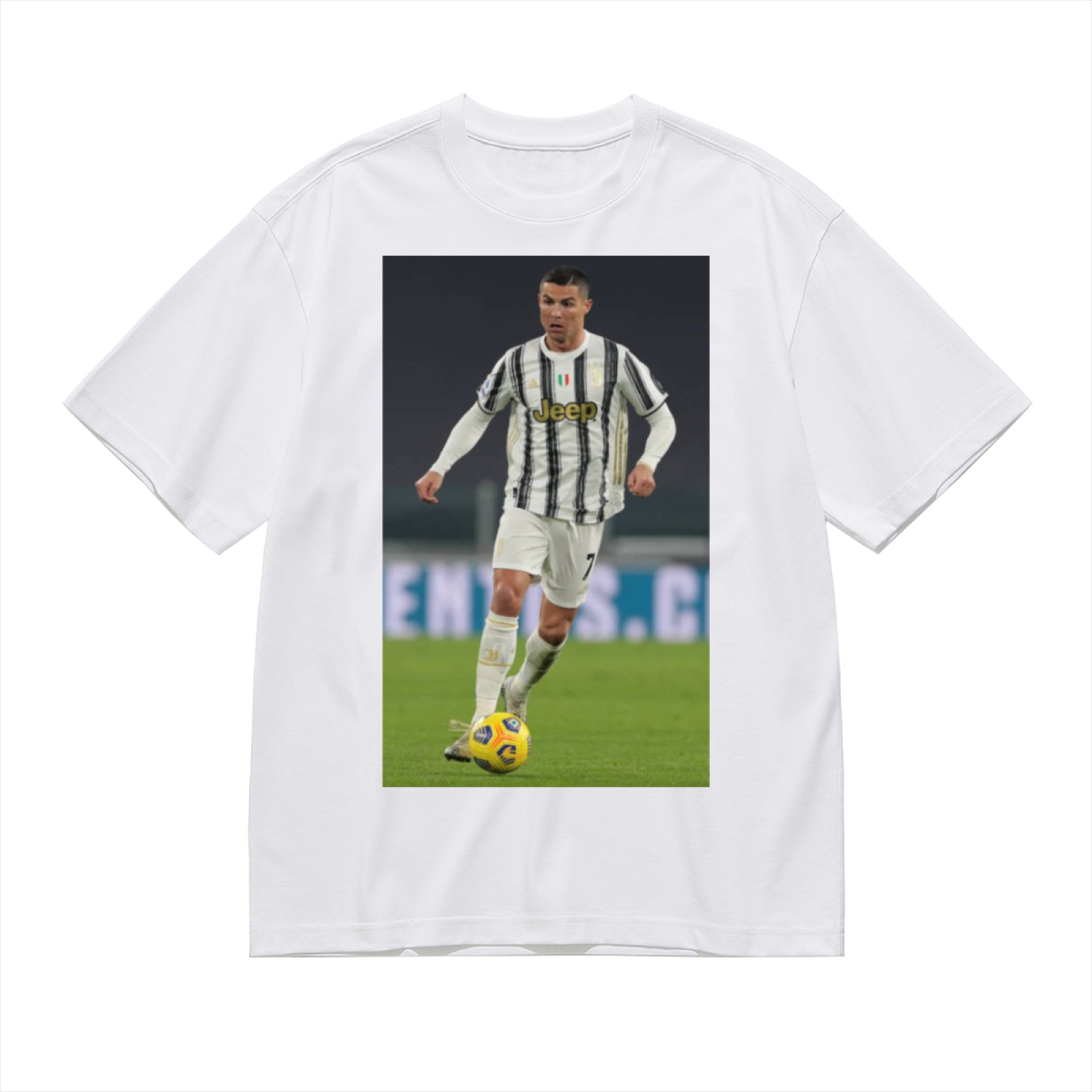 Football Power Striker T-Shirt Wear the Energy of the Beautiful Game