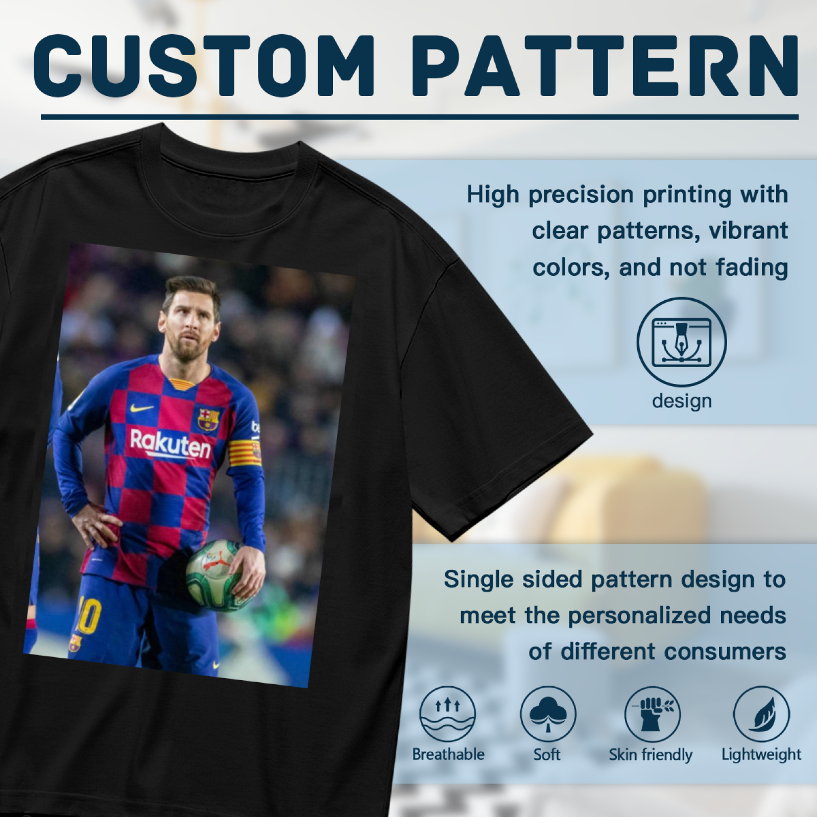 Epic Soccer Passion Tee Represent Soccer¡¯s Power and Speed