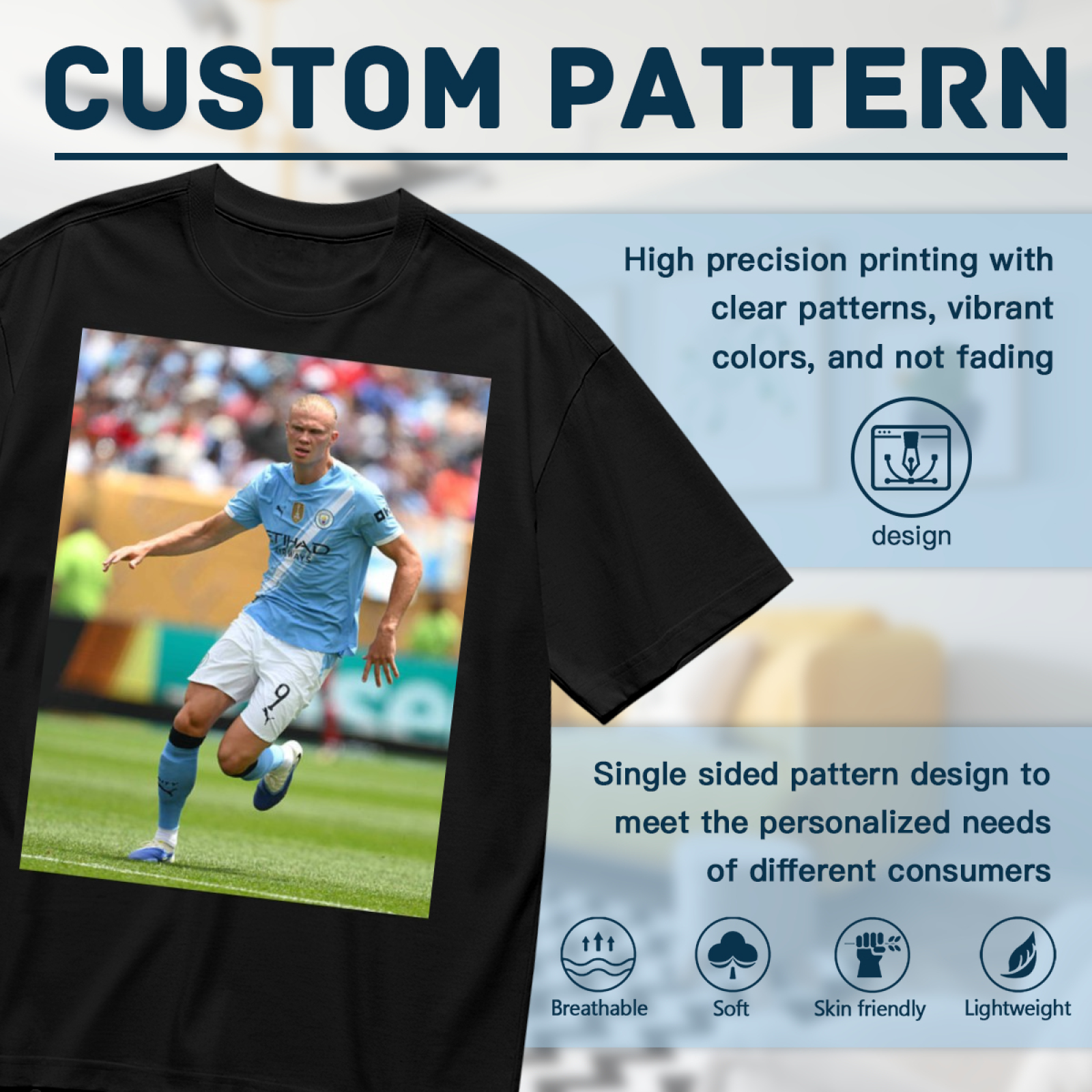 Football Star Glory Tee Represent the Passion of Soccer Legends