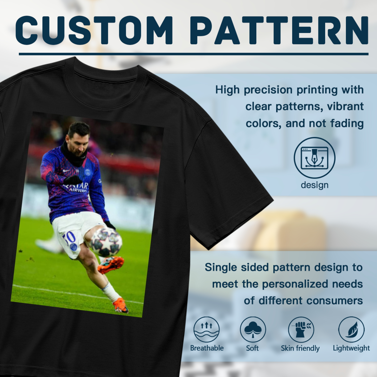 Football Legend-Inspired Tee For Fans Who Appreciate Greatness