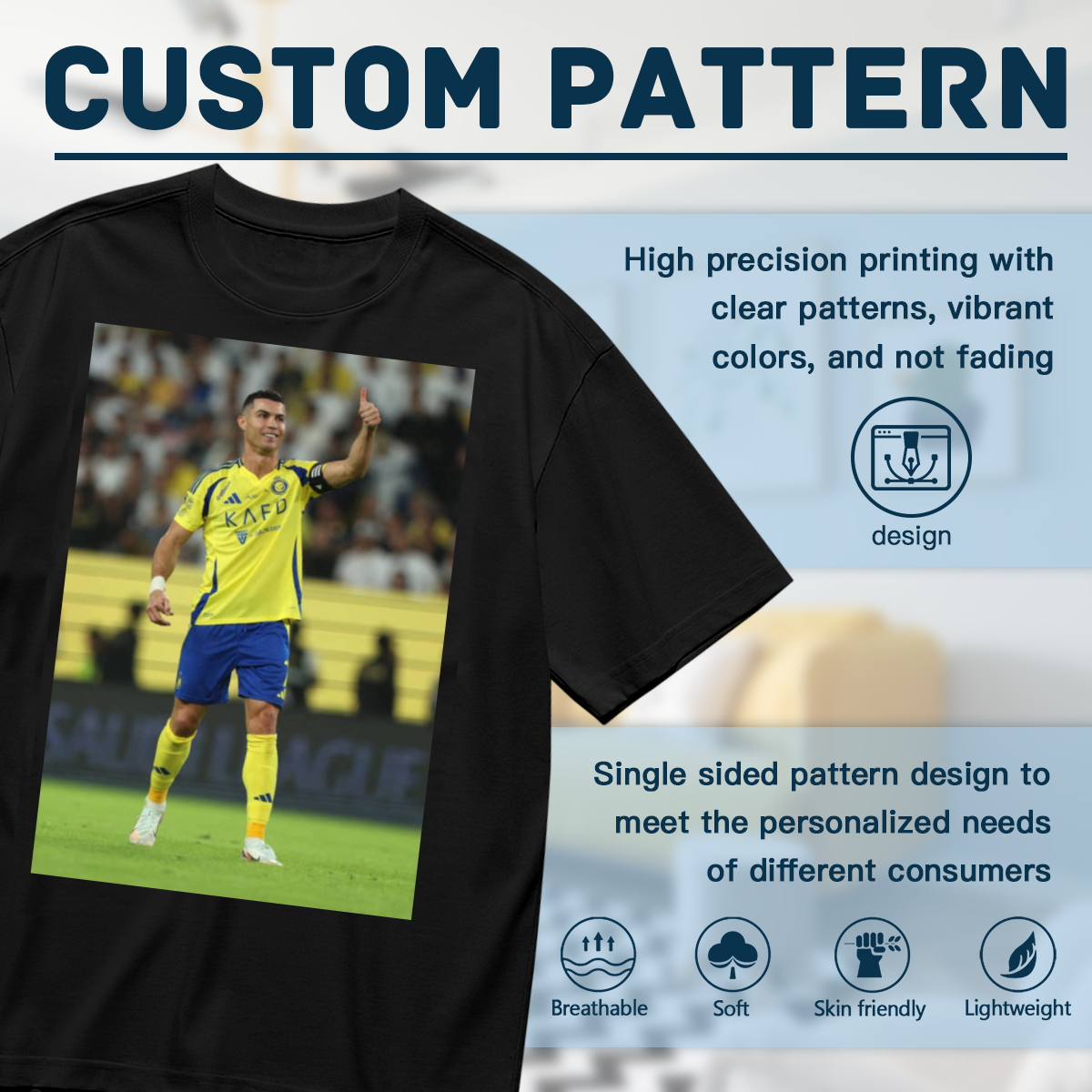 Football Passion Tee ¨C For Fans Who Live and Breathe the Game
