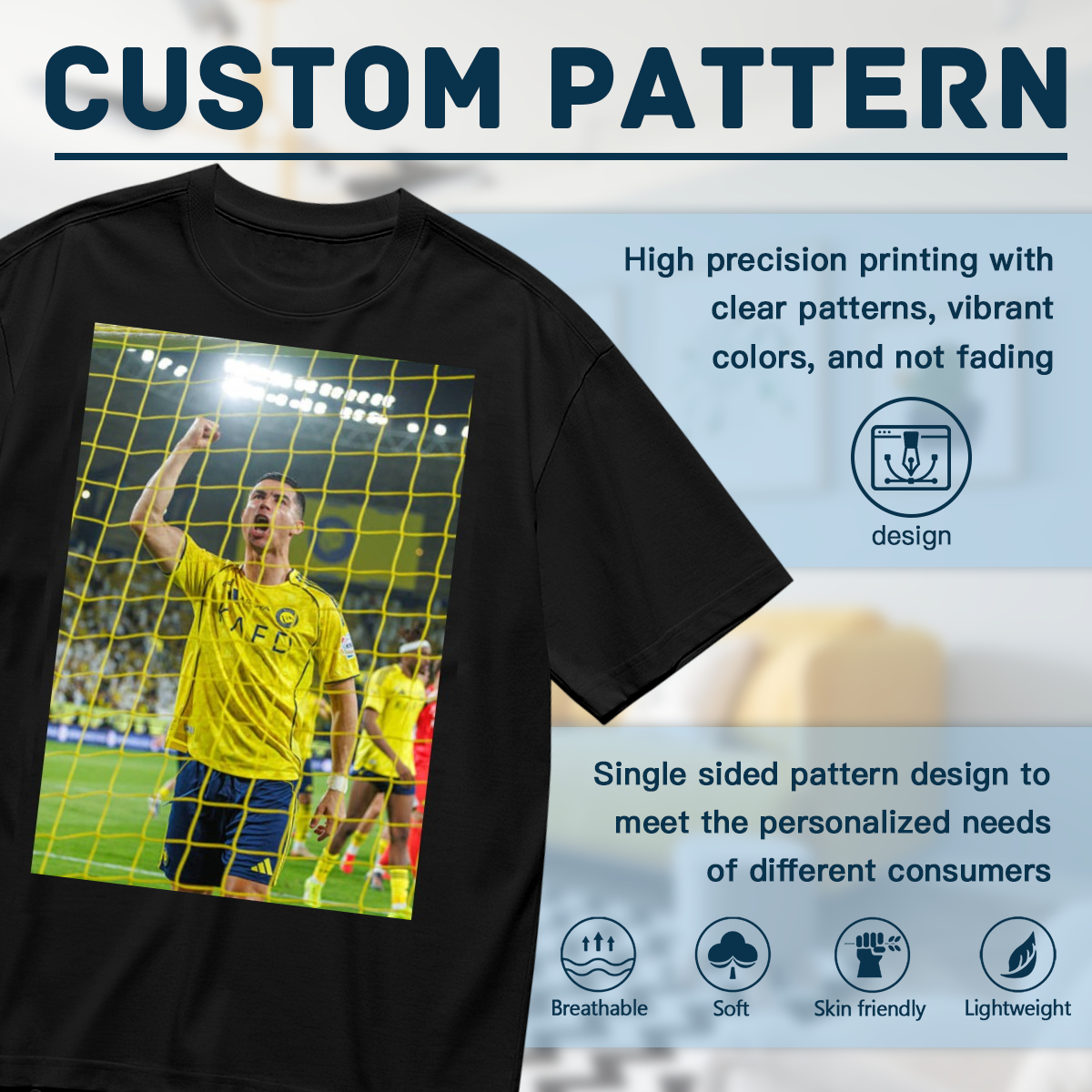 Unstoppable Force Football Tee ¨C Perfect for Every Soccer Fan