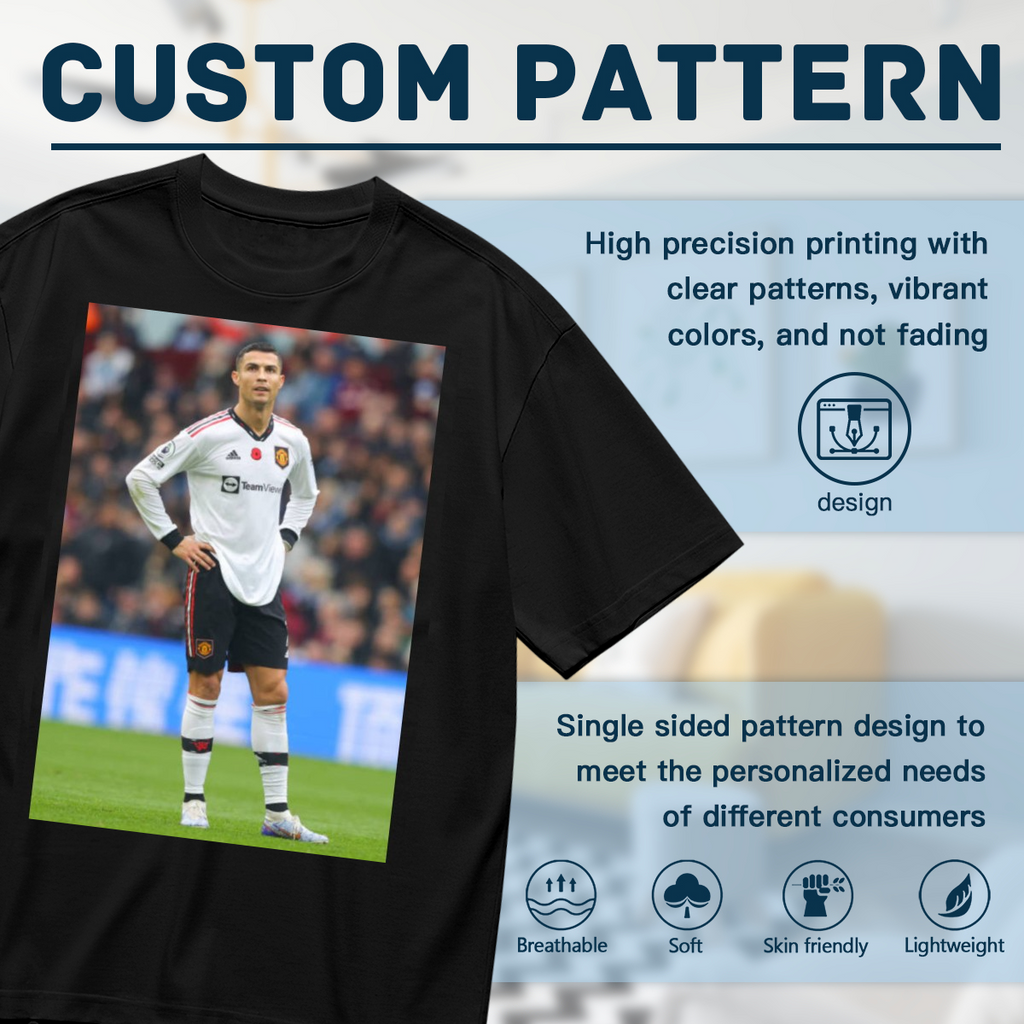 Dynamic Soccer Style Tee ¨C Perfect for Football Enthusiasts