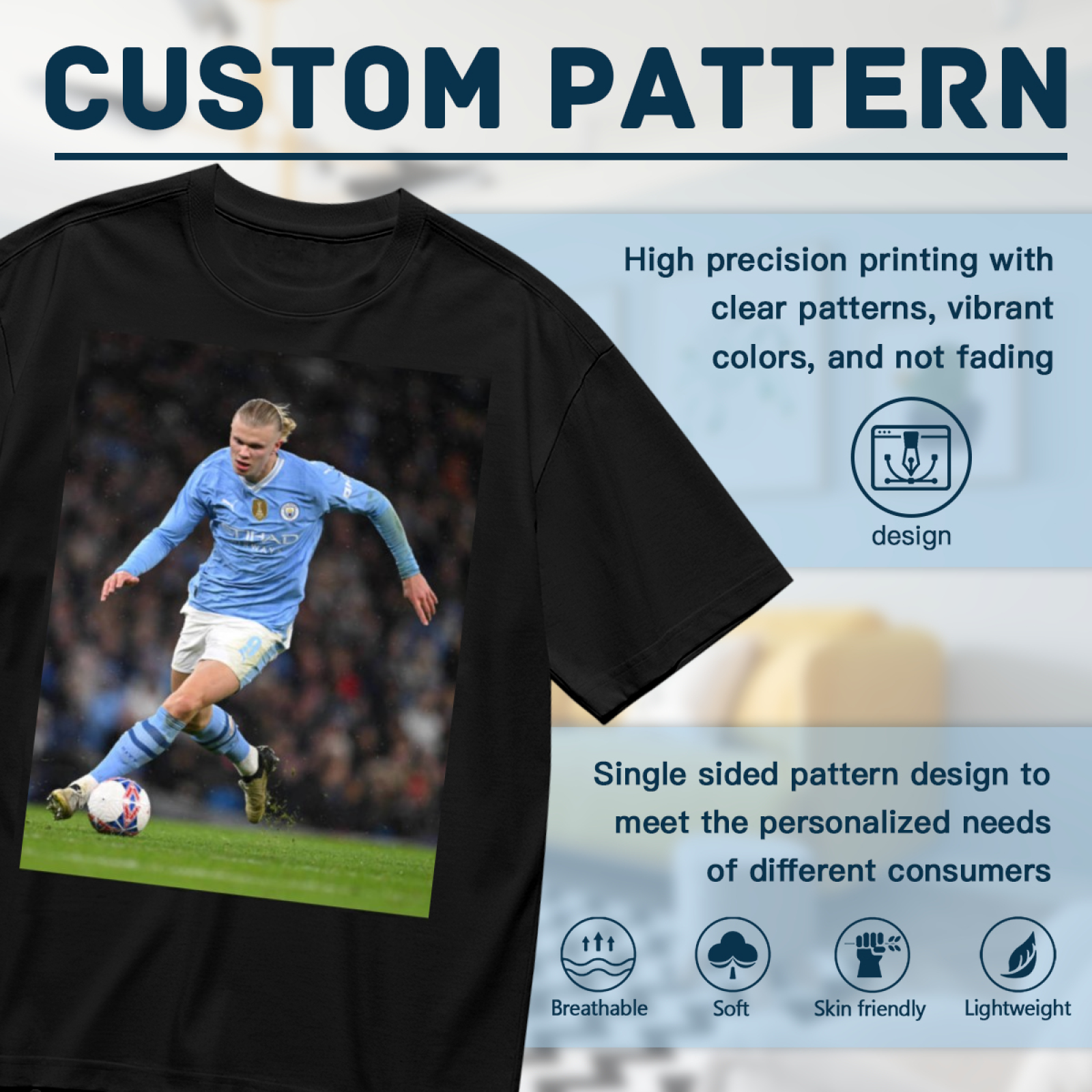 Football Legacy Action Tee Show Your Support for Soccer Legends
