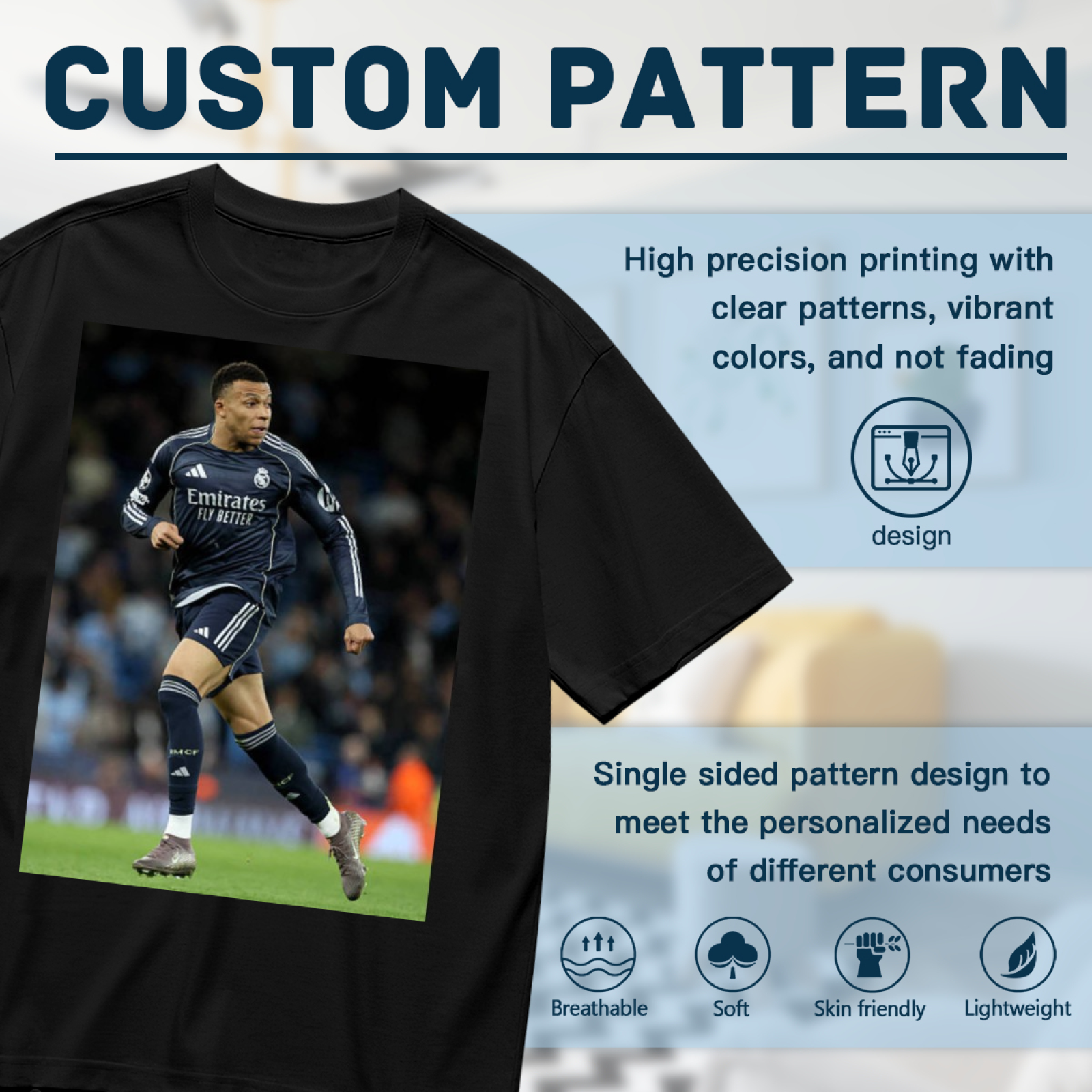 Football Action Superstars Tee Show Your Love for the Beautiful Game