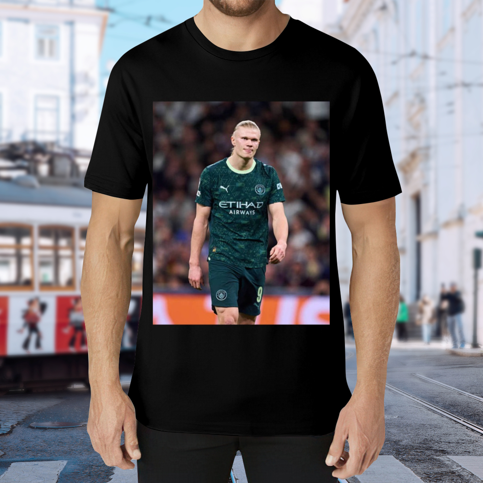 Football Striker Star Tee Show Your Football Support Every Day